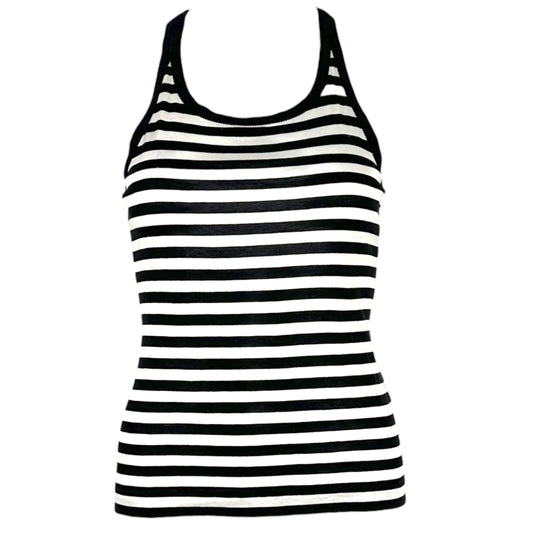 Dolce & Gabbana Black & White Striped Tank