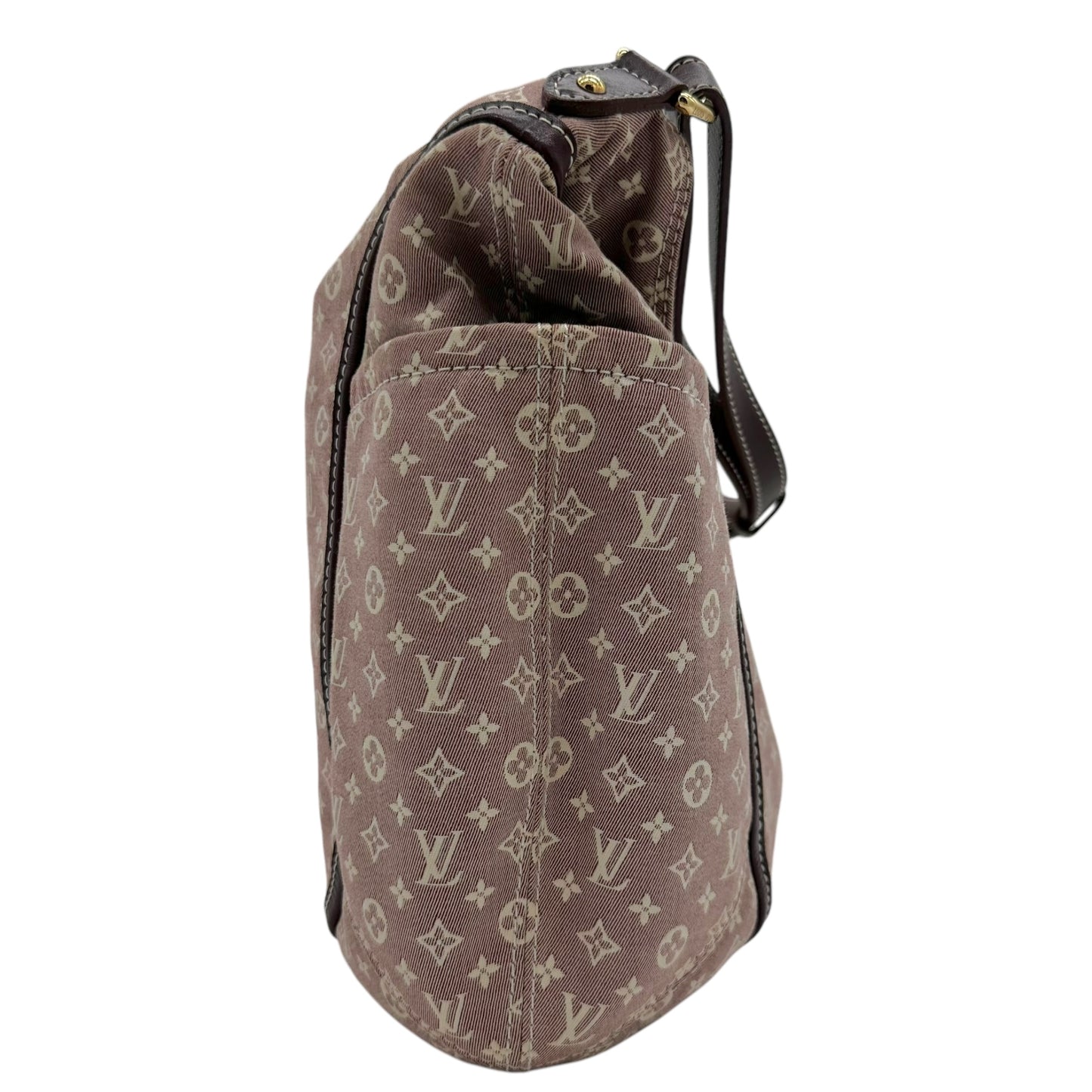 Vintage Louis Vuitton Burgundy Lin Monogram Hobo Bag