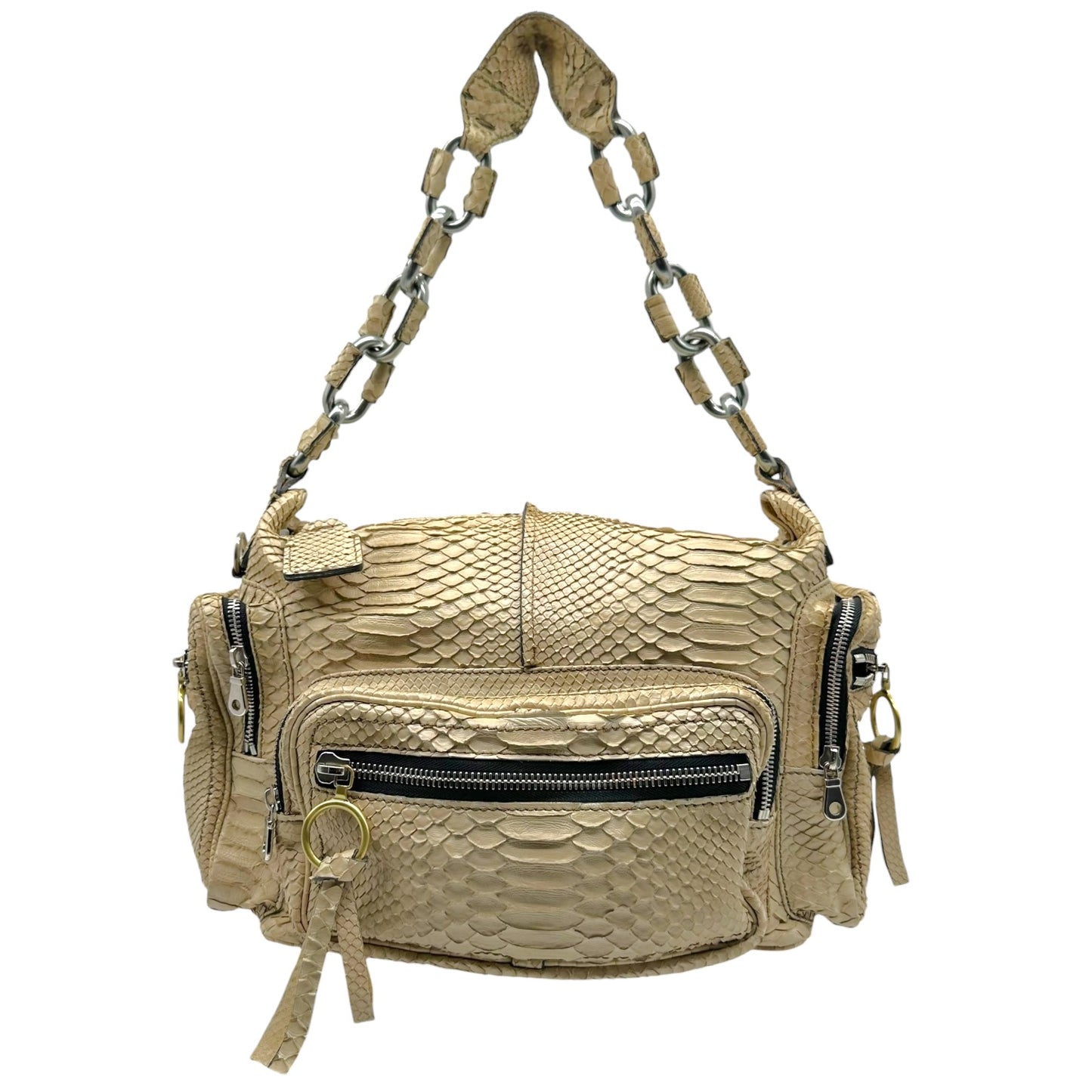 Chloe Ivory Python & Chain Link Large Betty Bag RARE