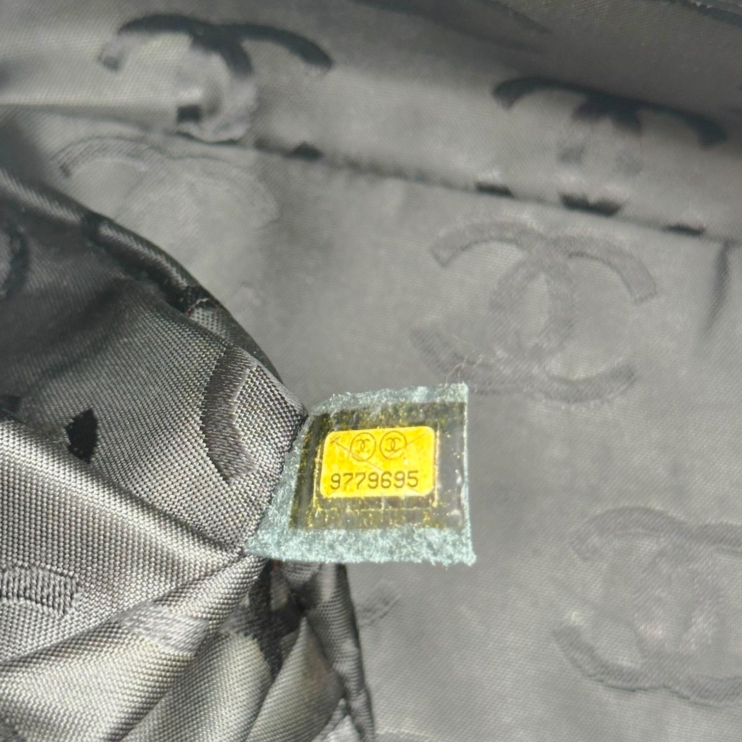 Chanel Bowler Shoulder Bag Beige Black Matelasse