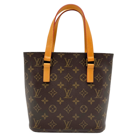 Louis Vuitton Brown Classic Monogram Vavin PM Mini Tote Handbag