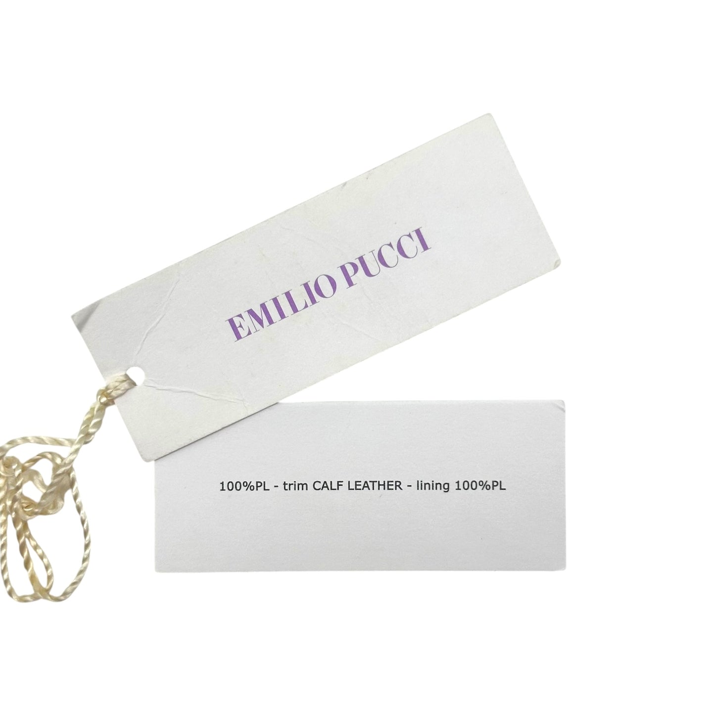 Emilio Pucci Purple Silk Printed Pochette Bag NEW