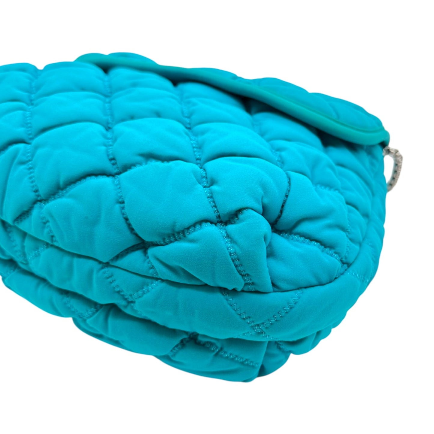 Chanel Turquoise Bubble Quilted Shoulder Bag 2008-09