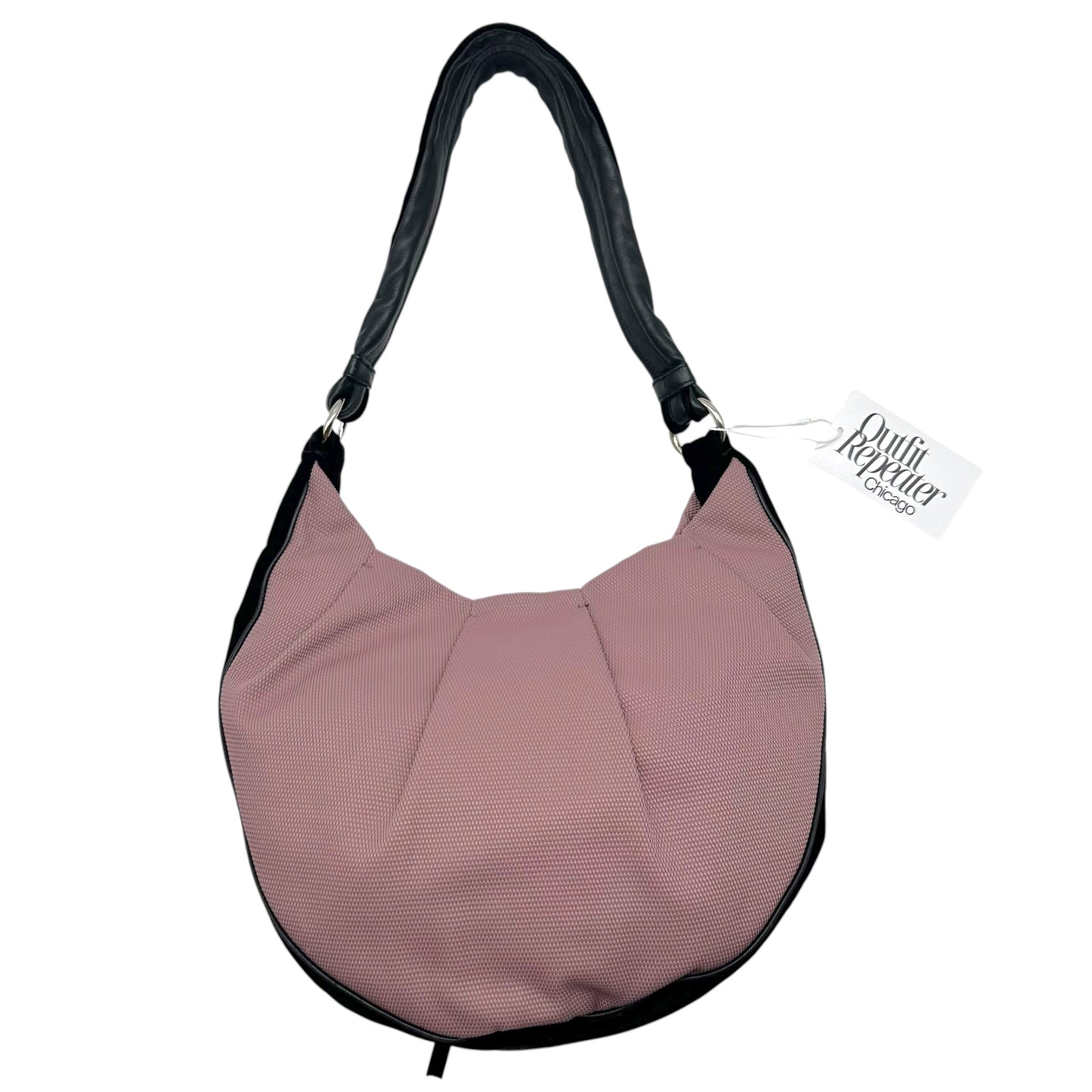 Yves Saint Laurent by Tom Ford Dusty Lilac & Black Velvet YSL Logo Hobo Bag