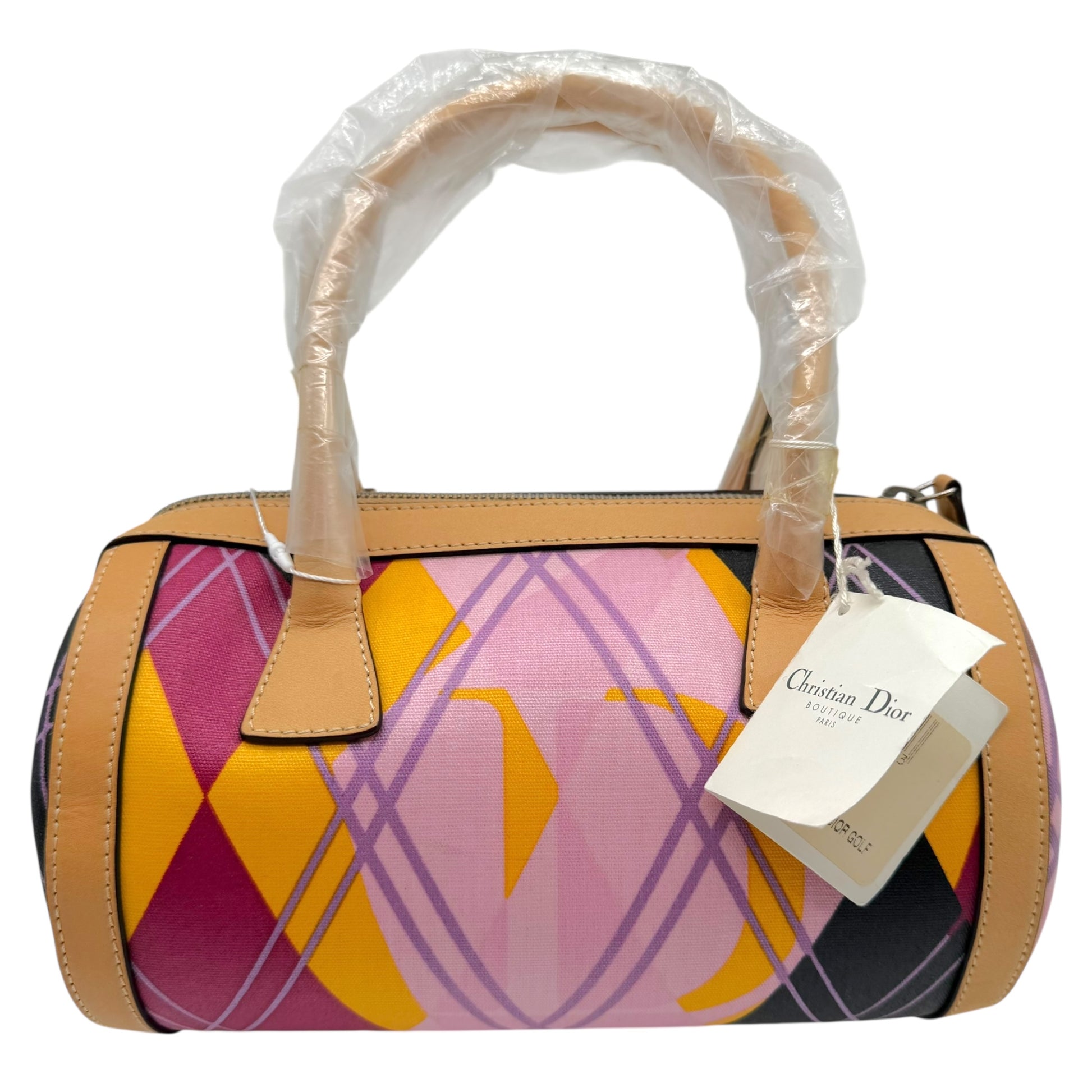 Christian Dior F/W 2004 Argyle Mini Papillon Barrel Bag NEW - Outfit Repeater