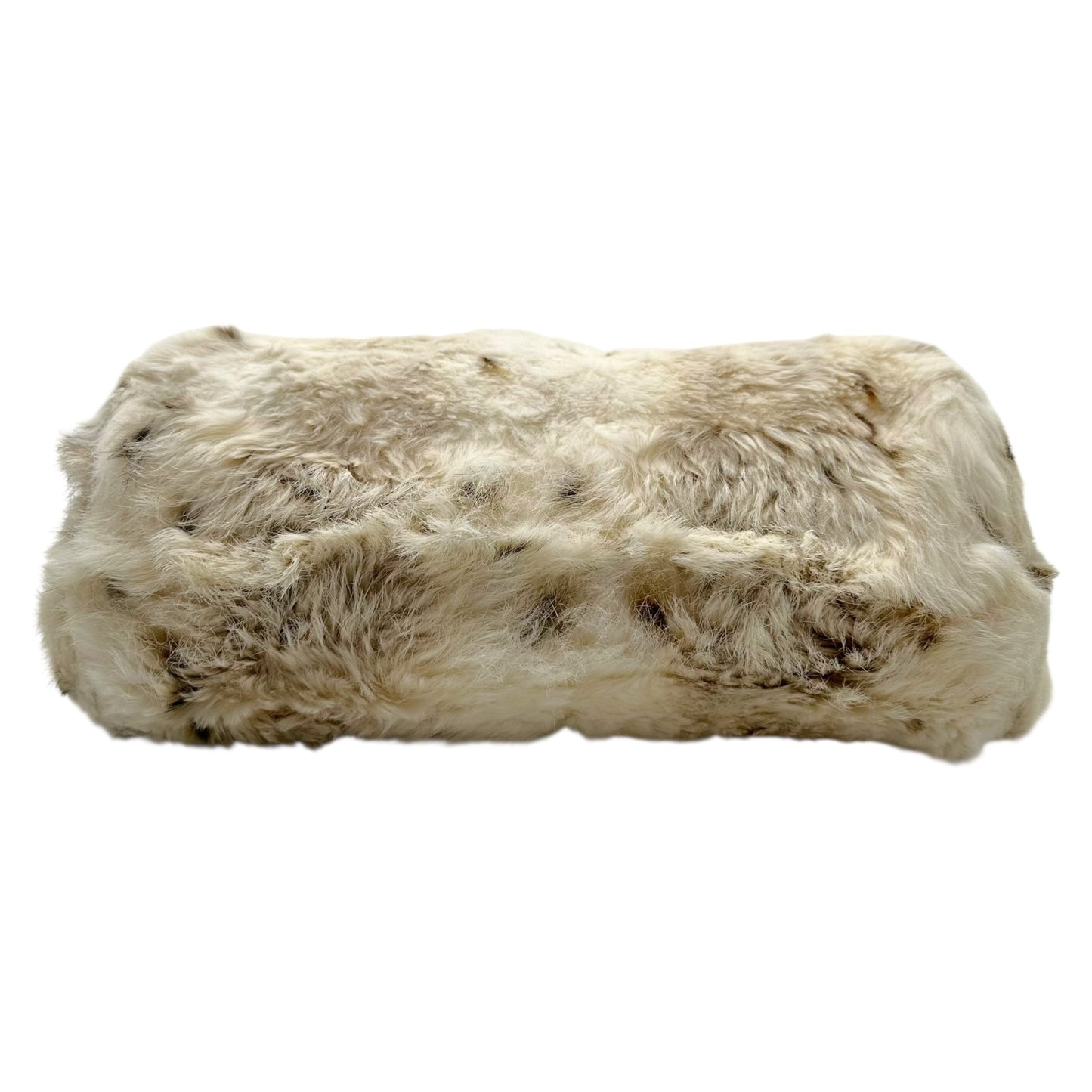 Fendi 'Lynx' Dyed Rabbit Fur Tote Bag