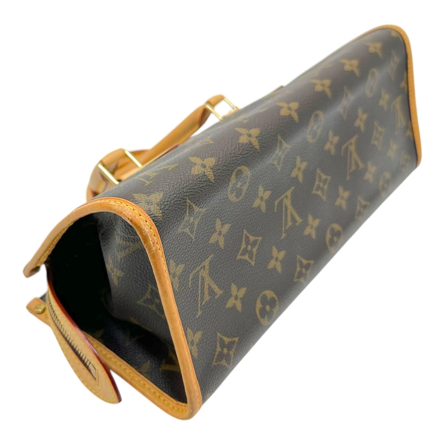 Louis Vuitton Monogram East-West Bag Brown Leather