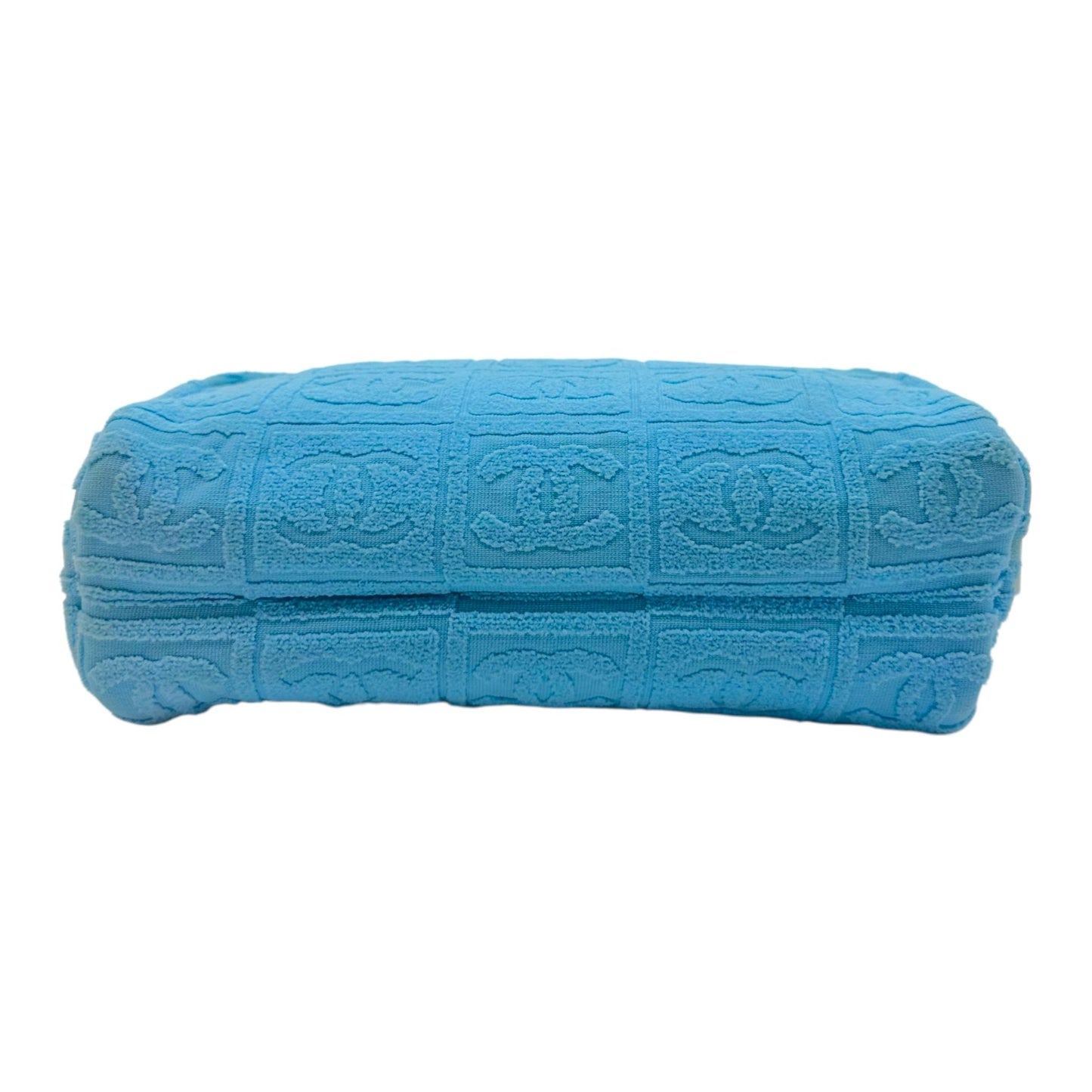 Chanel Sport Turquoise Terry Monogram Cosmetic Bag