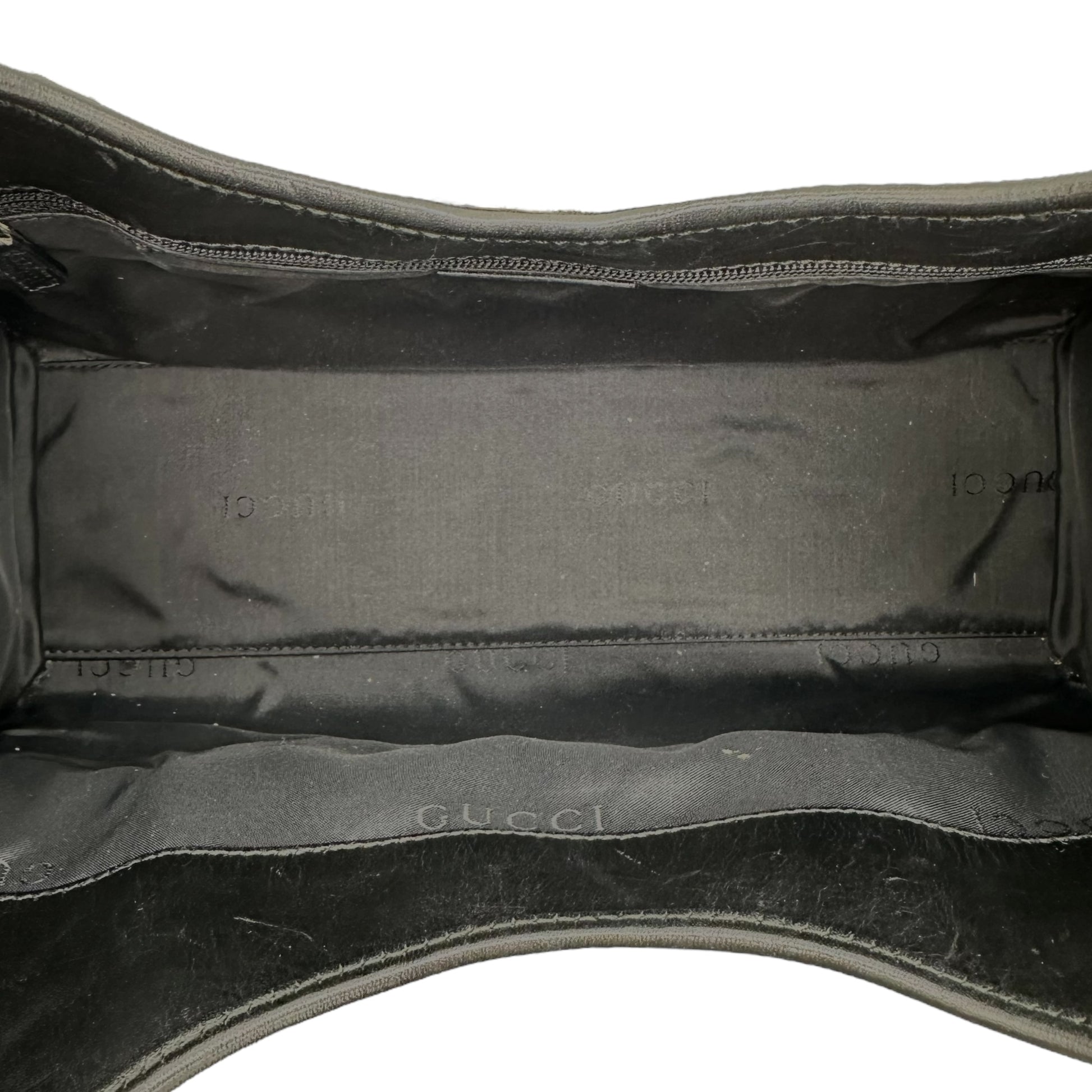 Gucci Black Monogram Canvas Jackie Bag - Outfit Repeater