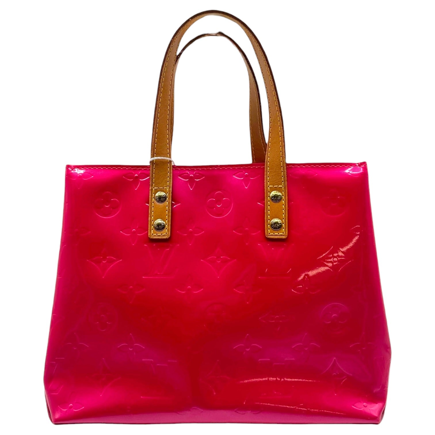 Louis Vuitton Mini Tote Bag Hot Pink Vernis Monogram