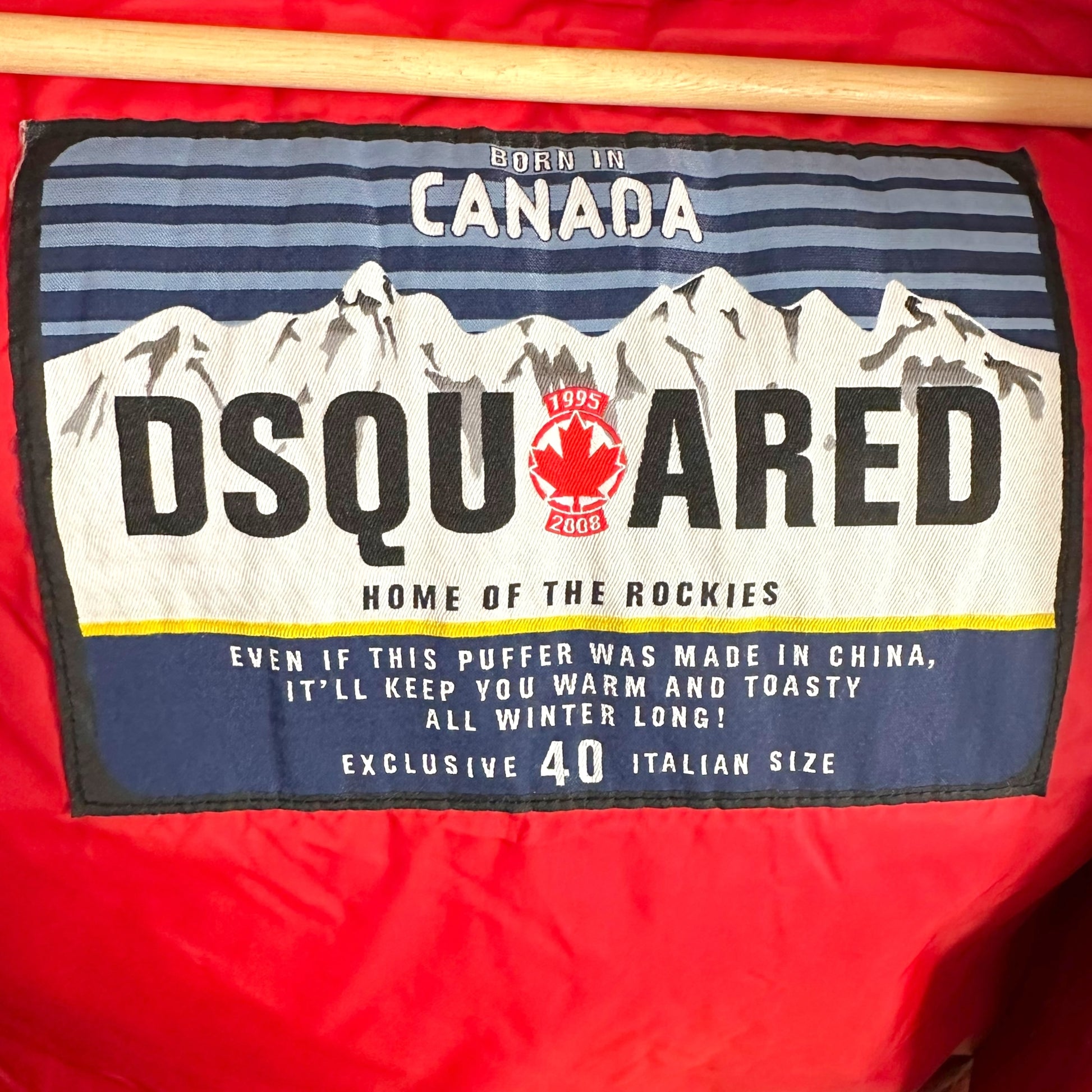 Dsquared2 Red Puffer Zip Up Vest - Outfit Repeater