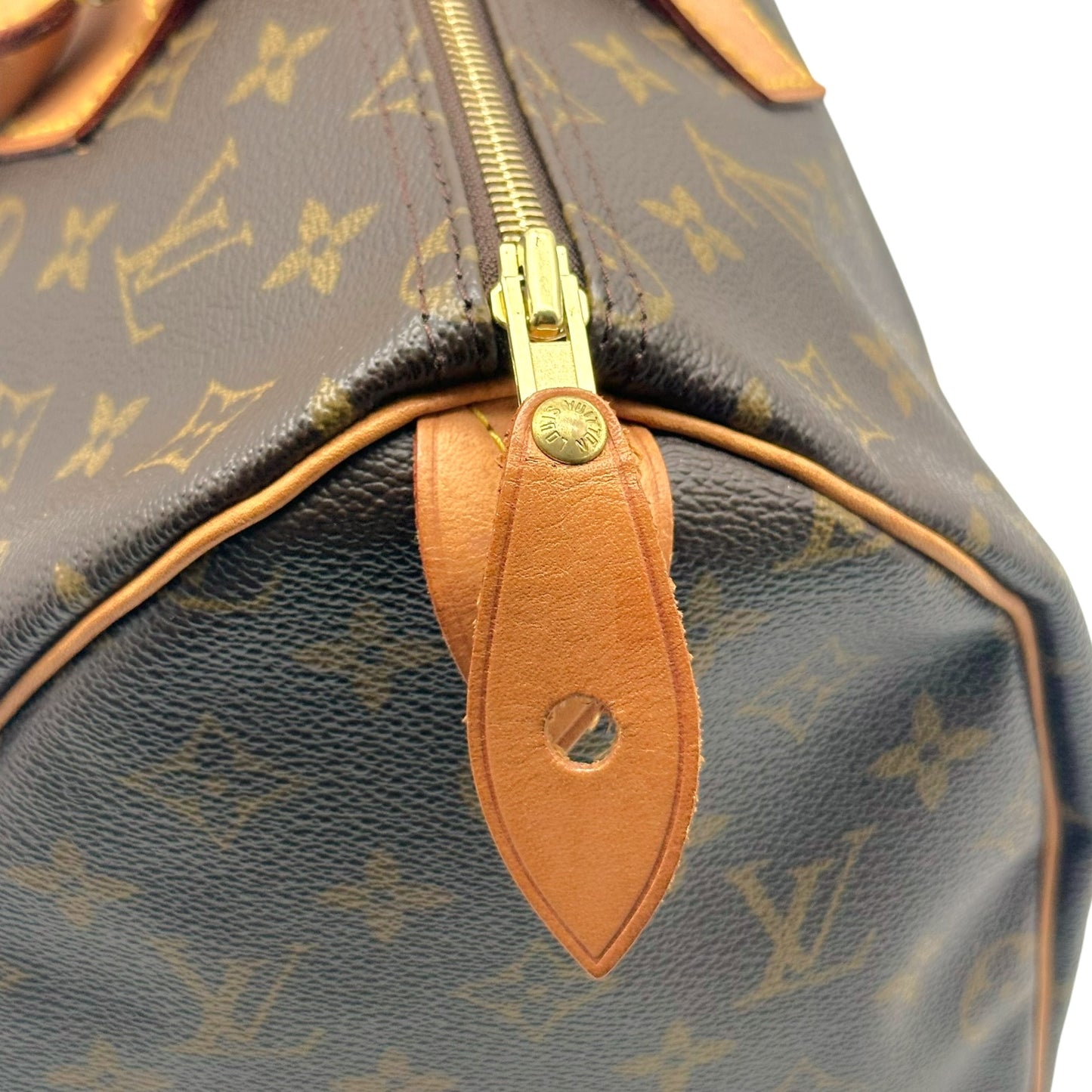 Louis Vuitton Classic Monogram Speedy 35 Handbag