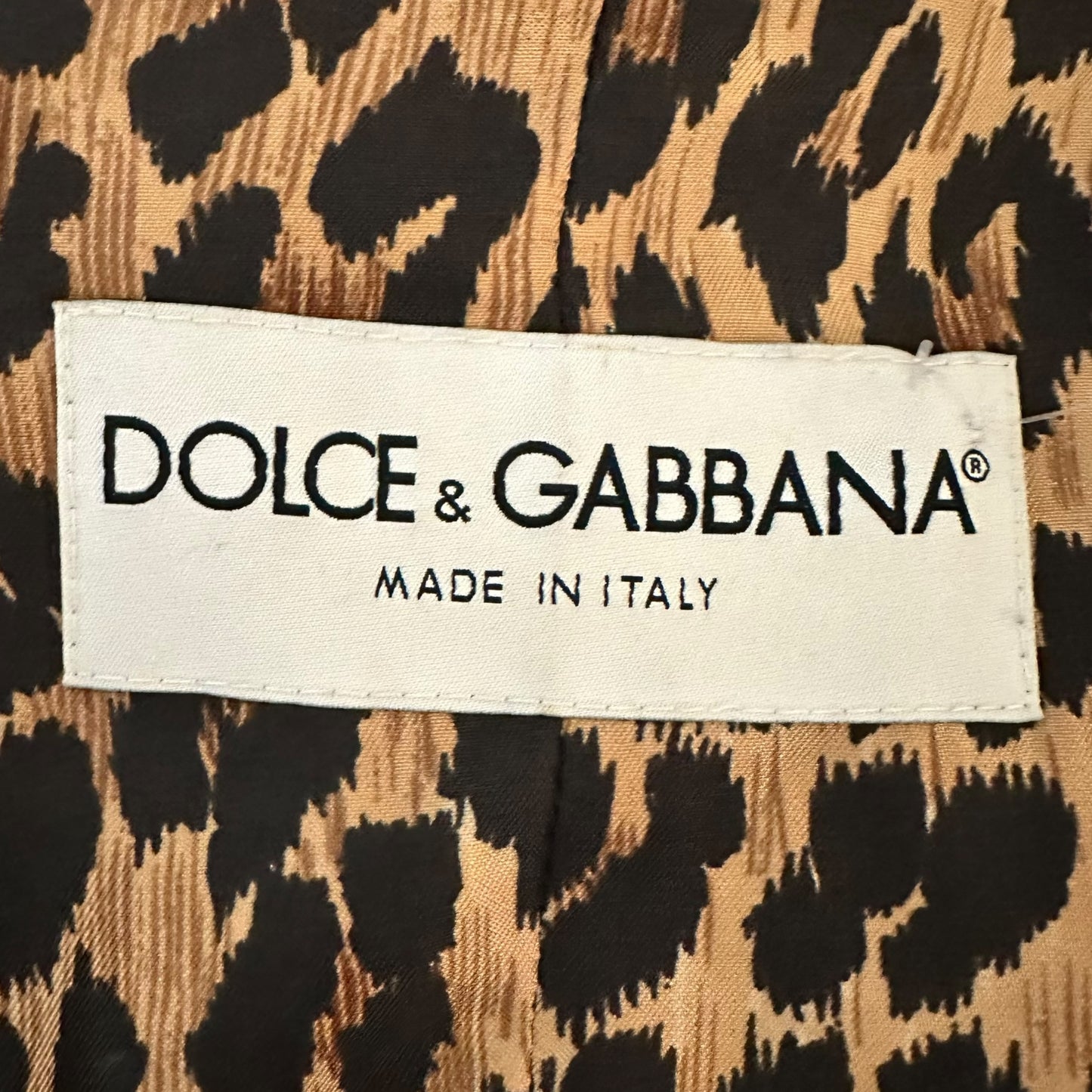 Dolce & Gabbana Tan Suede Snap Button Jacket