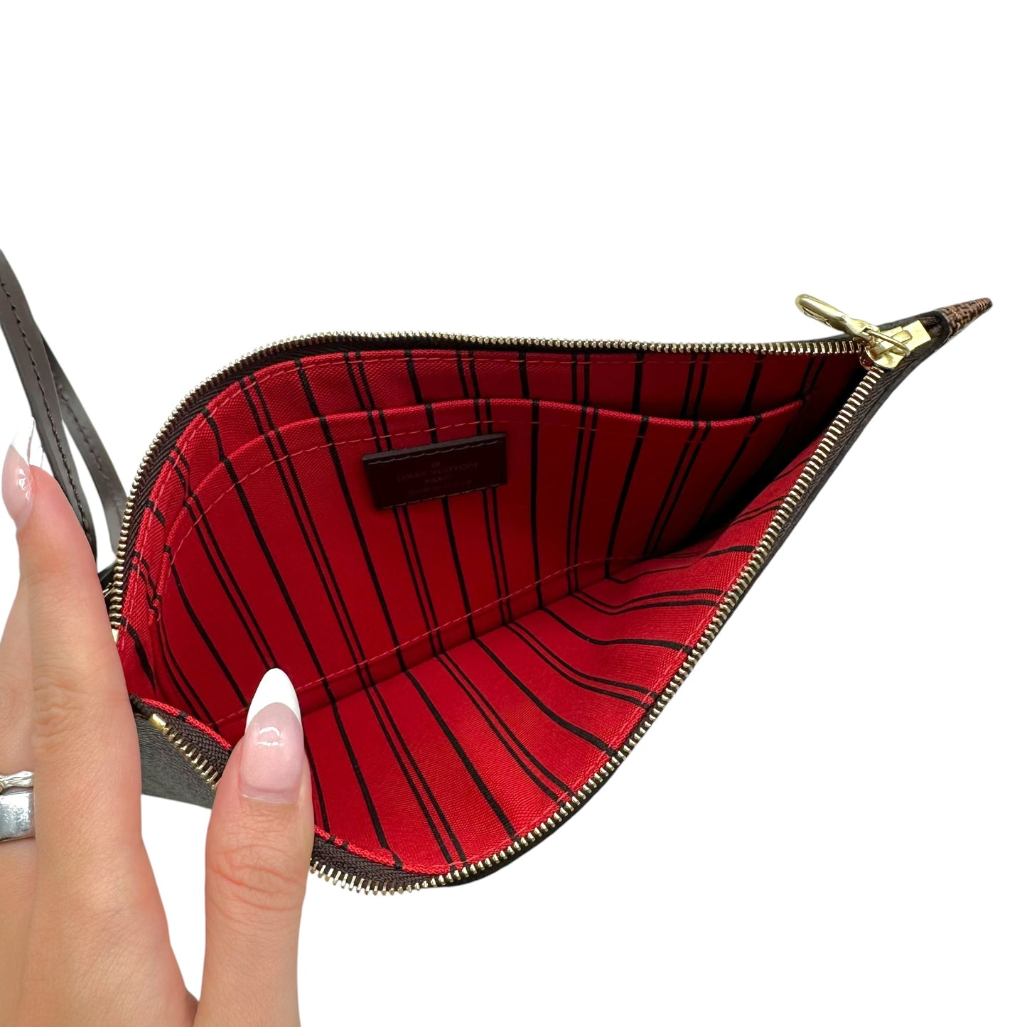 Louis Vuitton Damier Ebene Flat Clutch Pouch