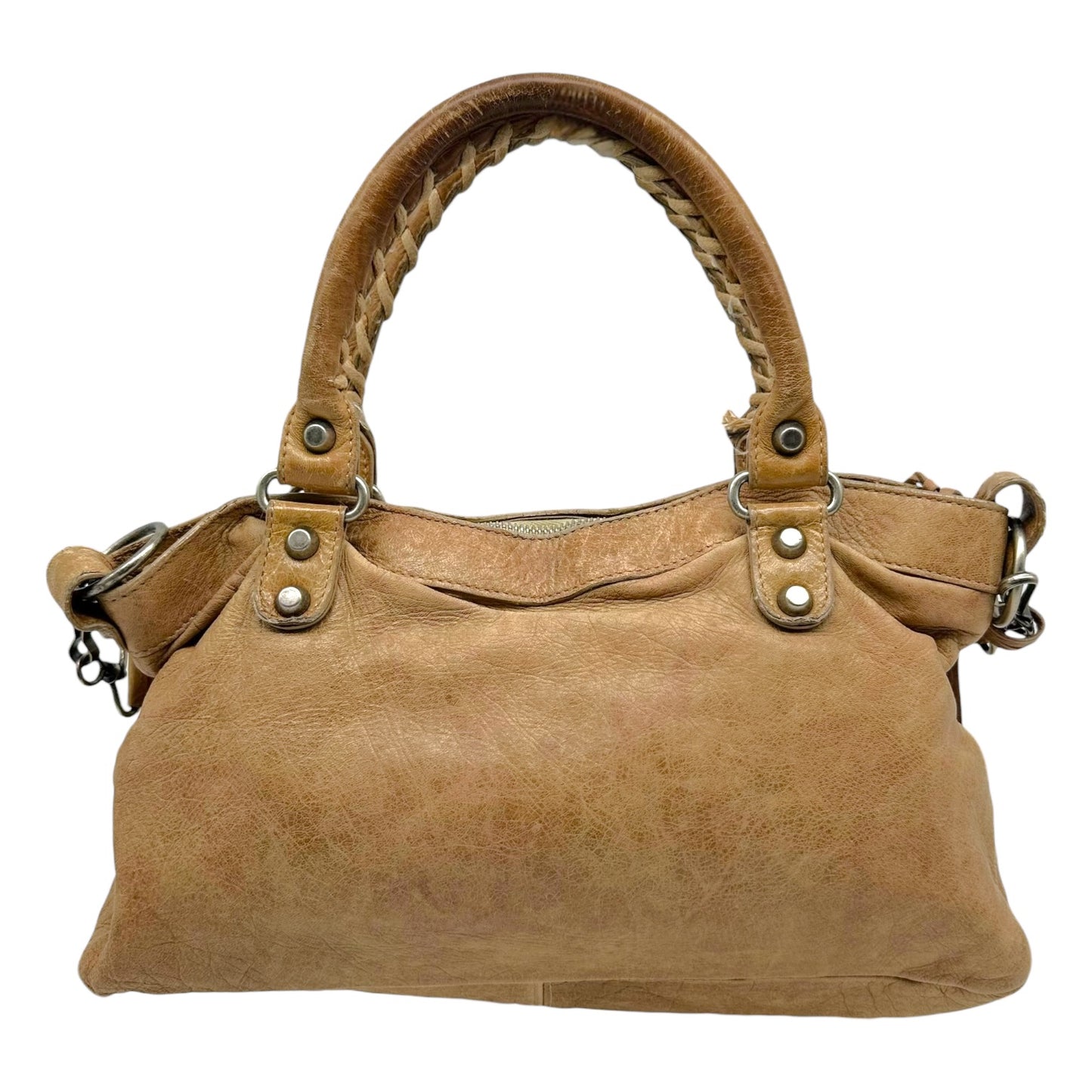 Balenciaga Brown Leather First City Bag