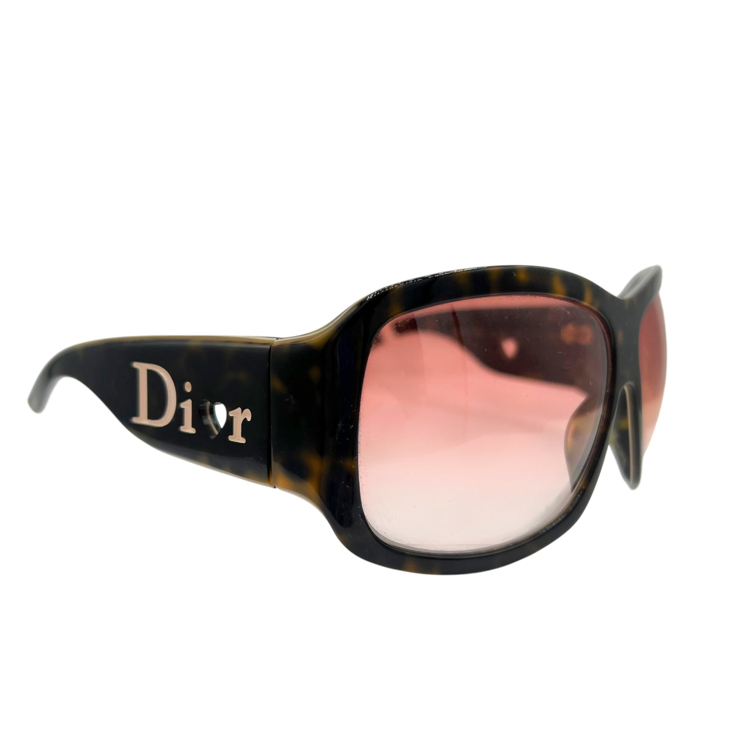 Christian Dior LovinglyDior1 Tortoise & Pink Oversized Sunglasses