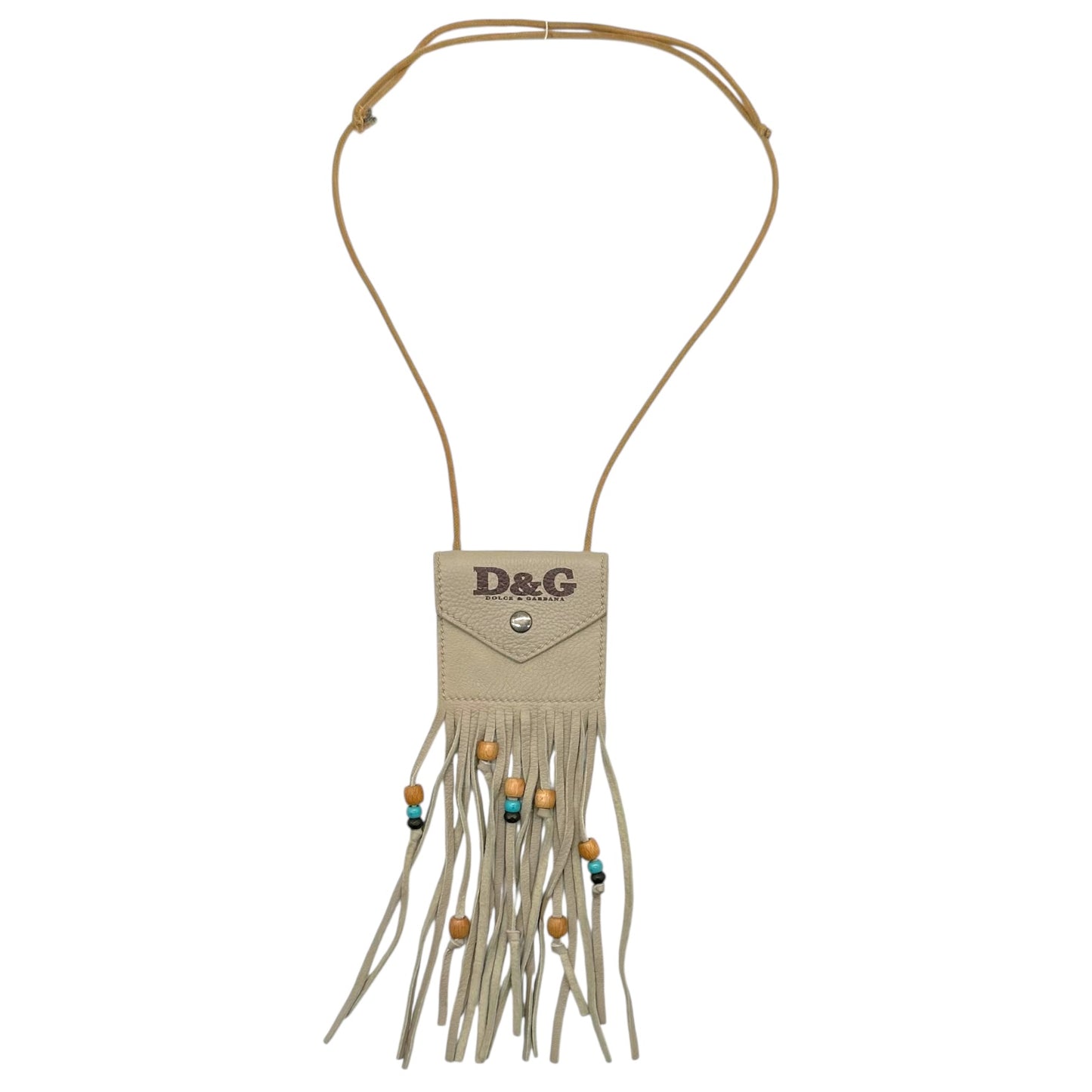 D&G Dolce & Gabbana Beaded Fringe Suede Micro Crossbody Bag - Outfit Repeater