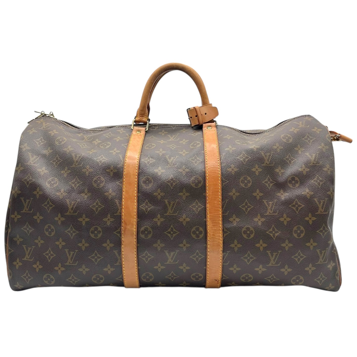 Louis Vuitton Classic Monogram Keepall 55 Duffle Bag - Outfit Repeater