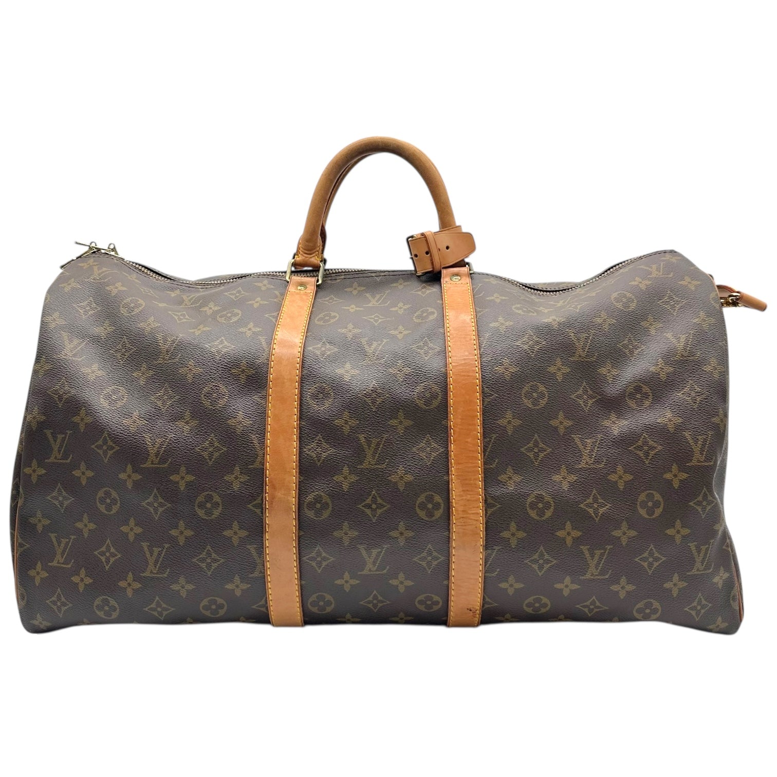 Louis Vuitton Classic Monogram Keepall 55 Duffle Bag - Outfit Repeater