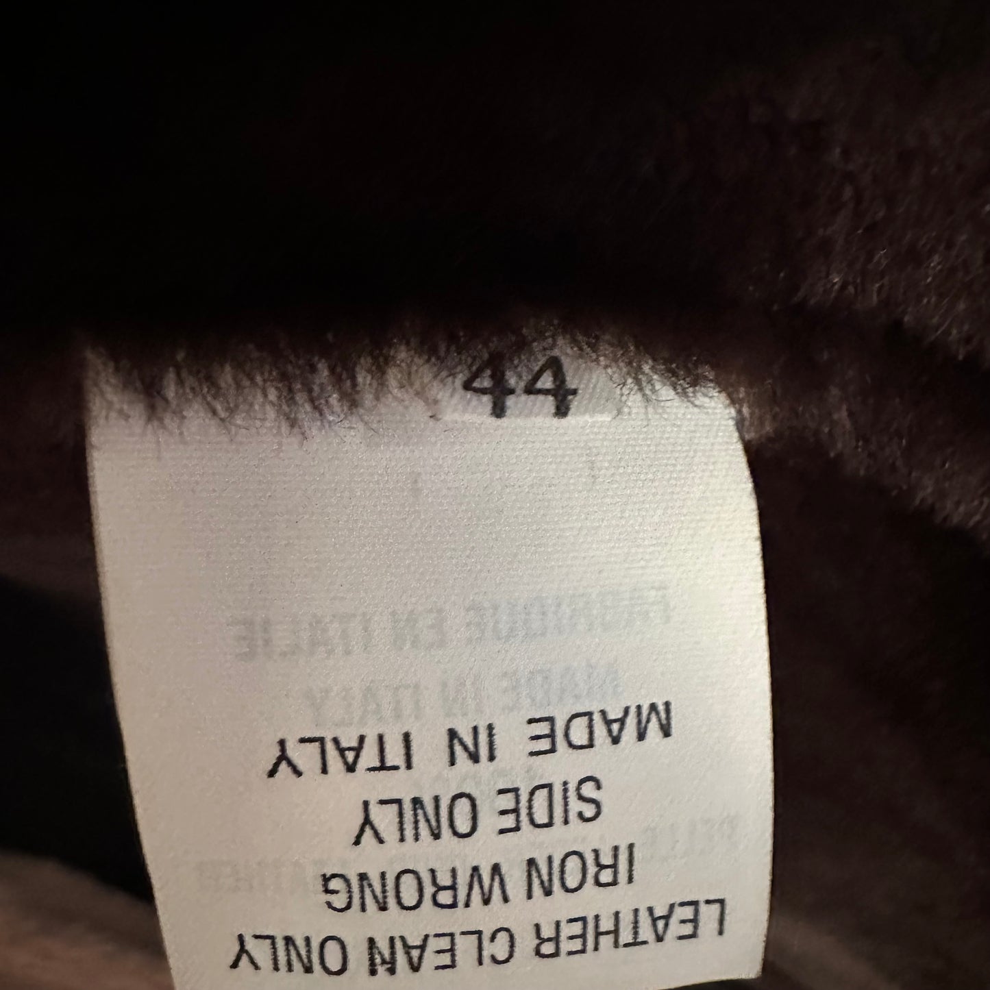 Blumarine Brown Mongolian Lamb Fur Patchwork Penny Lane Coat