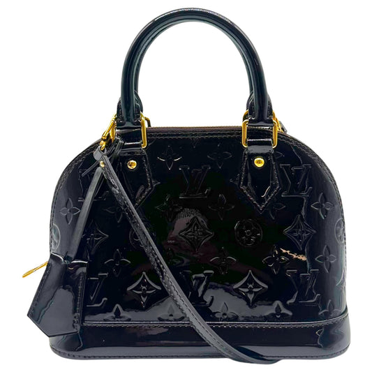 Louis Vuitton Burgundy Patent Vernis Monogram Alma BB 2-Way Bag