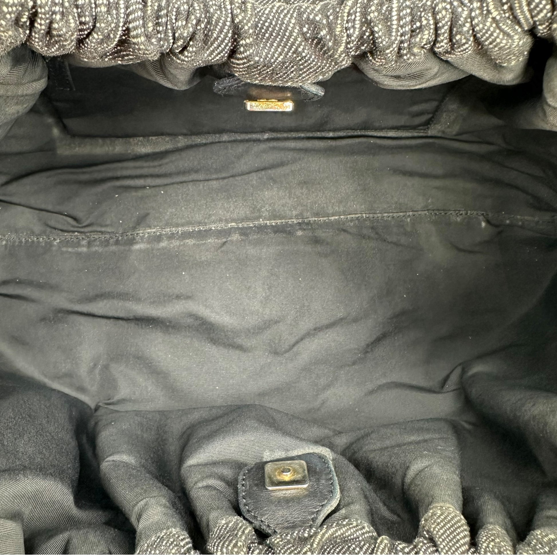 Gucci Gray Denim Monogram Bag - Outfit Repeater