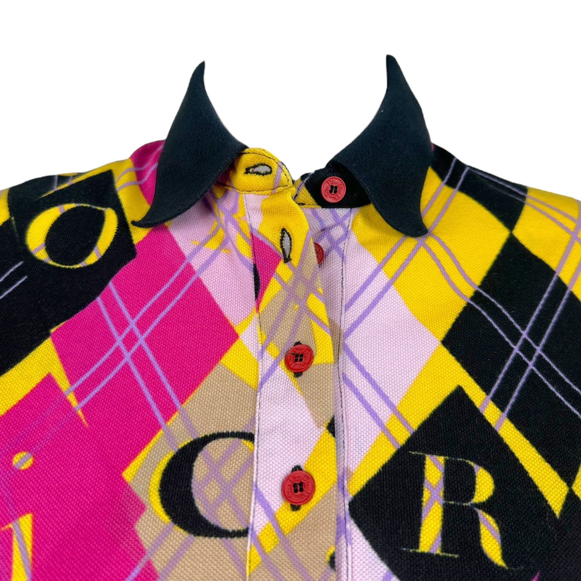Christian Dior F/W 2004 Multicolor Argyle Polo - Outfit Repeater