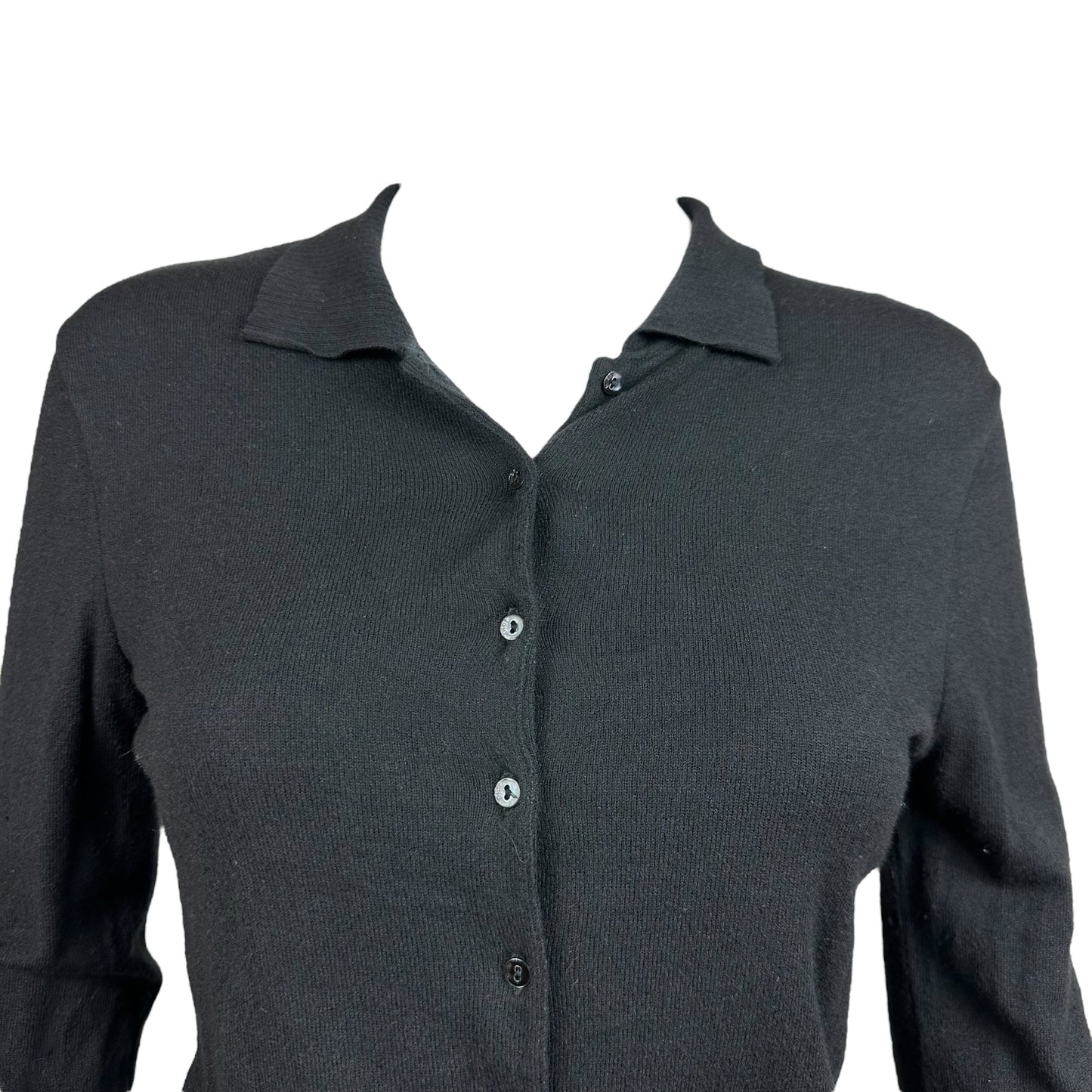 Christian Dior S/S 2002 Black Knit Cardigan