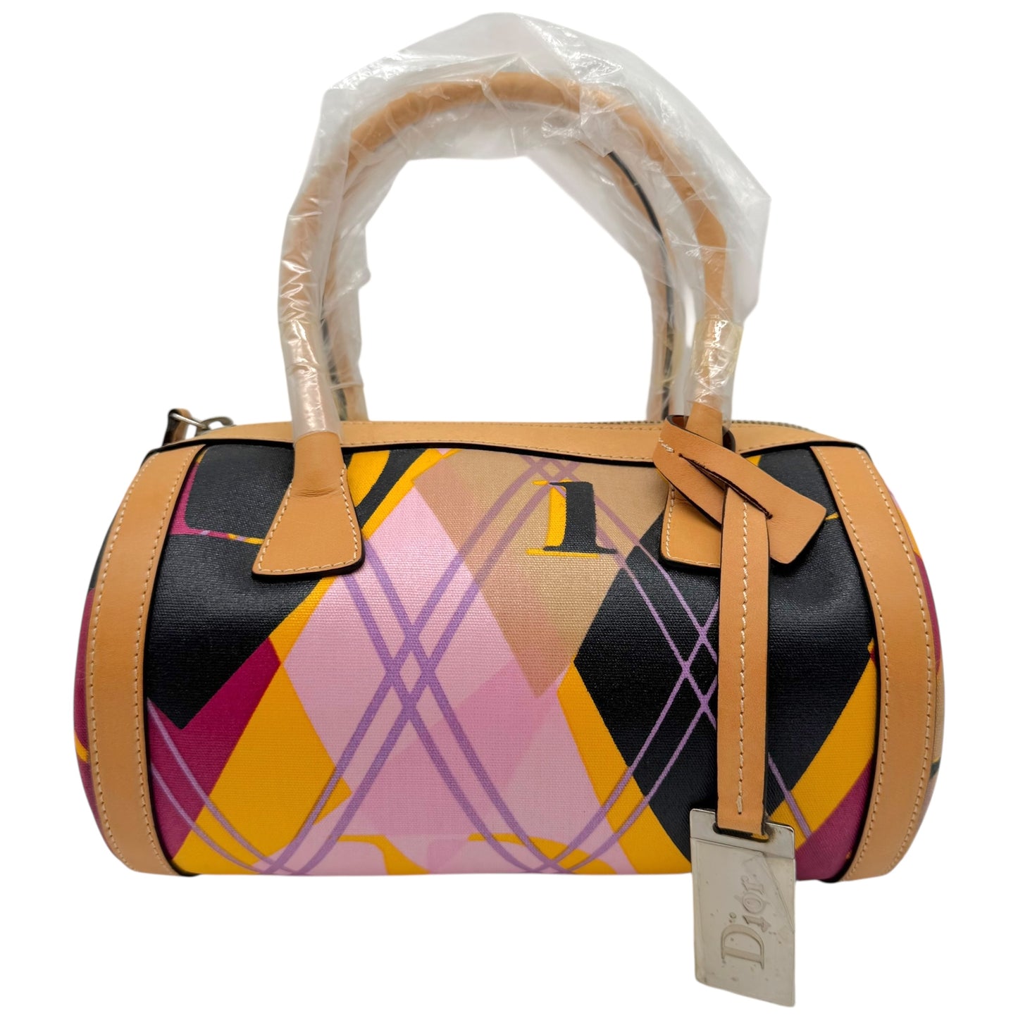 Christian Dior F/W 2004 Argyle Mini Papillon Barrel Bag NEW - Outfit Repeater