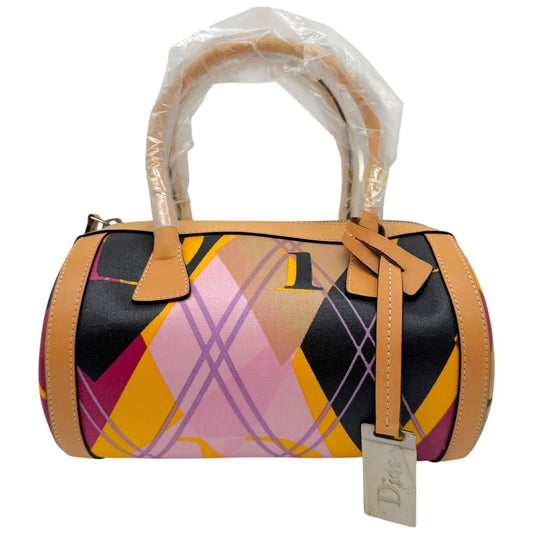 Christian Dior F/W 2004 Argyle Mini Papillon Barrel Bag NEW - Outfit Repeater