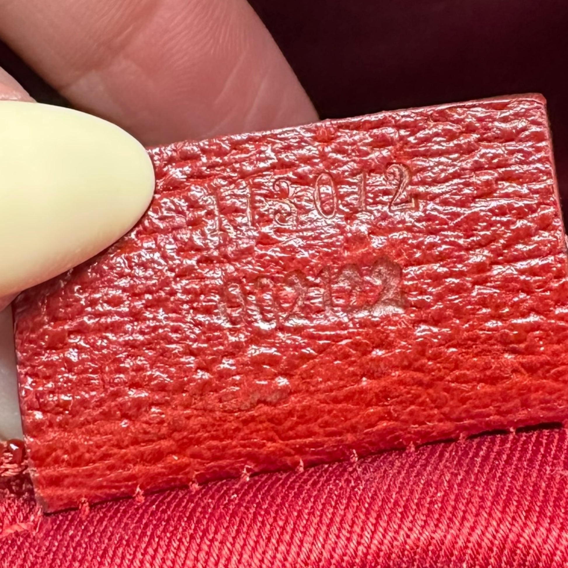 Gucci Red Monogram Leather Trim Shoulder Bag - Outfit Repeater