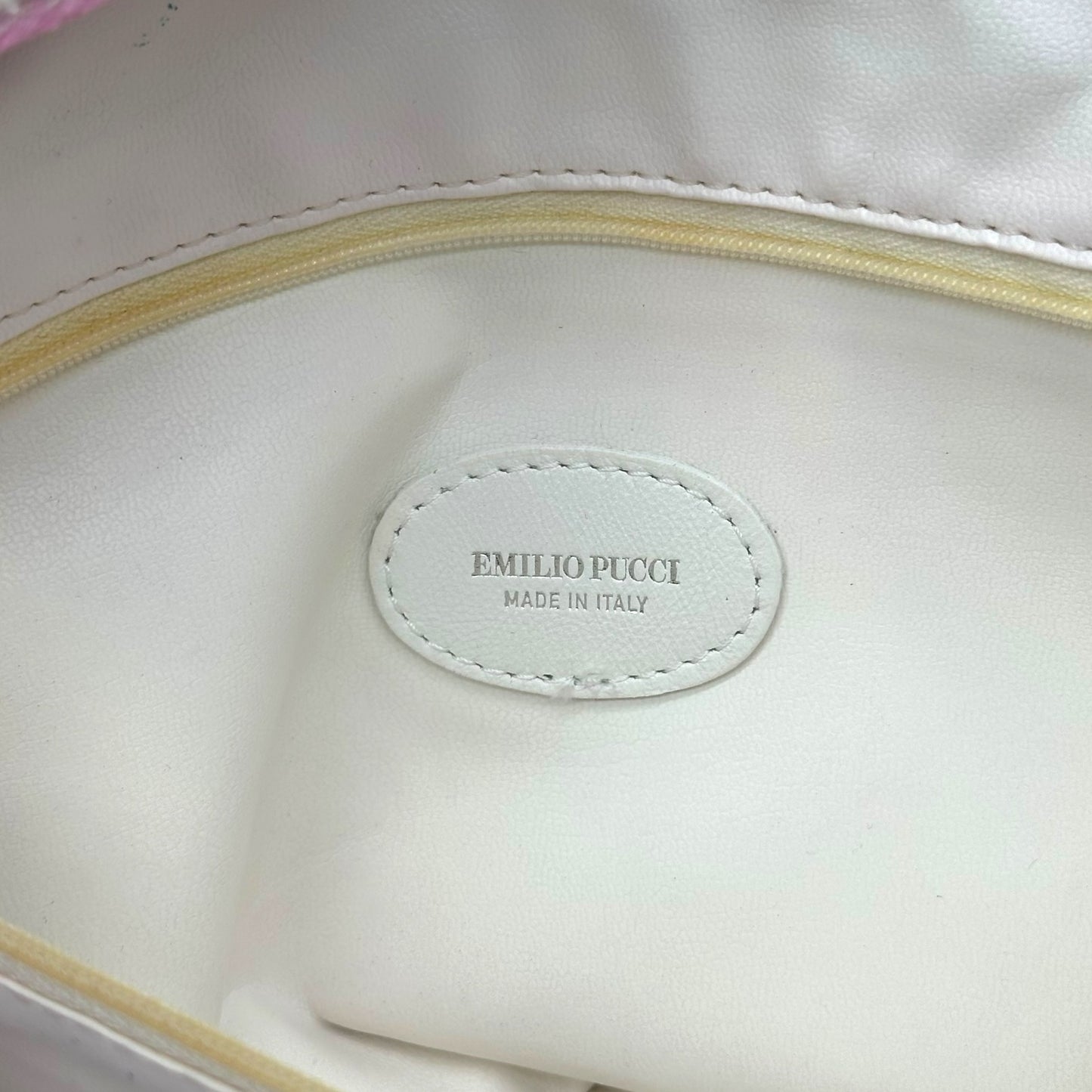 Emilio Pucci Multicolor Printed Terrycloth Beach Tote Bag NEW