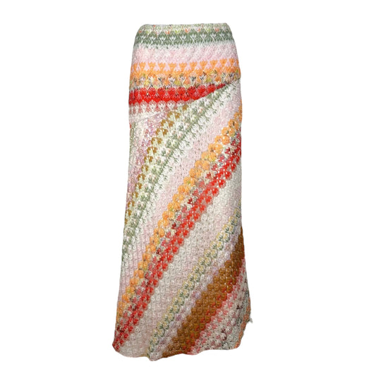 Missoni 2021 Multicolor Striped Knit Midi Skirt
