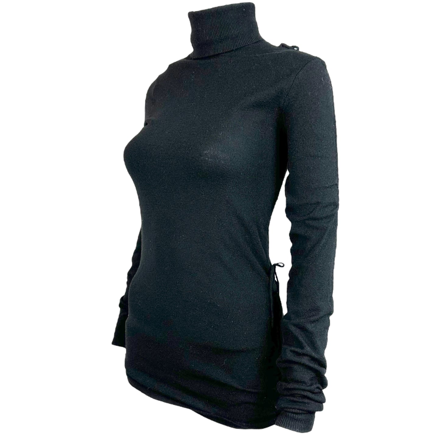 Dolce & Gabbana Black Bow Embellished Turtleneck Sweater - Outfit Repeater