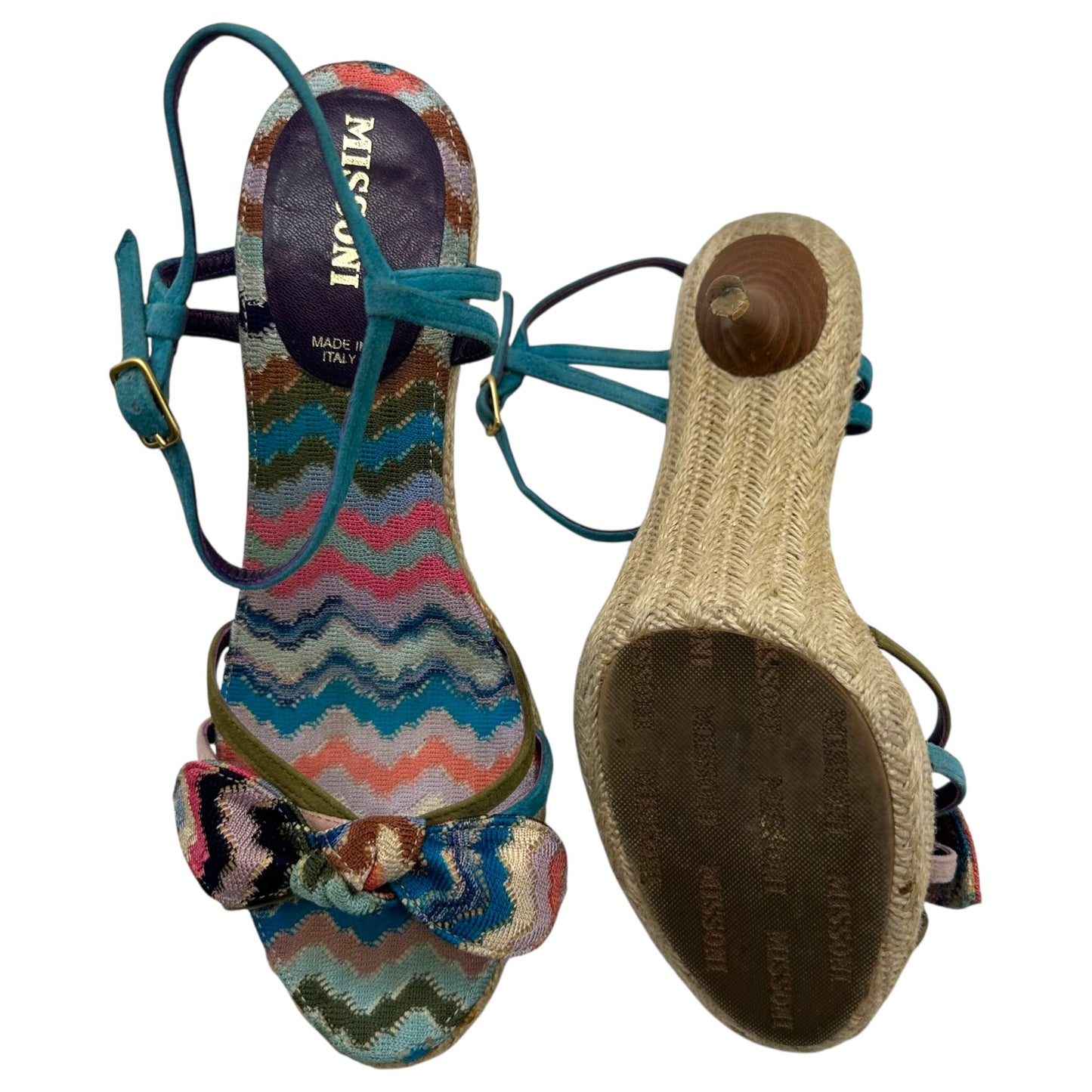 Missoni Multicolor Chevorn Esparille Heels