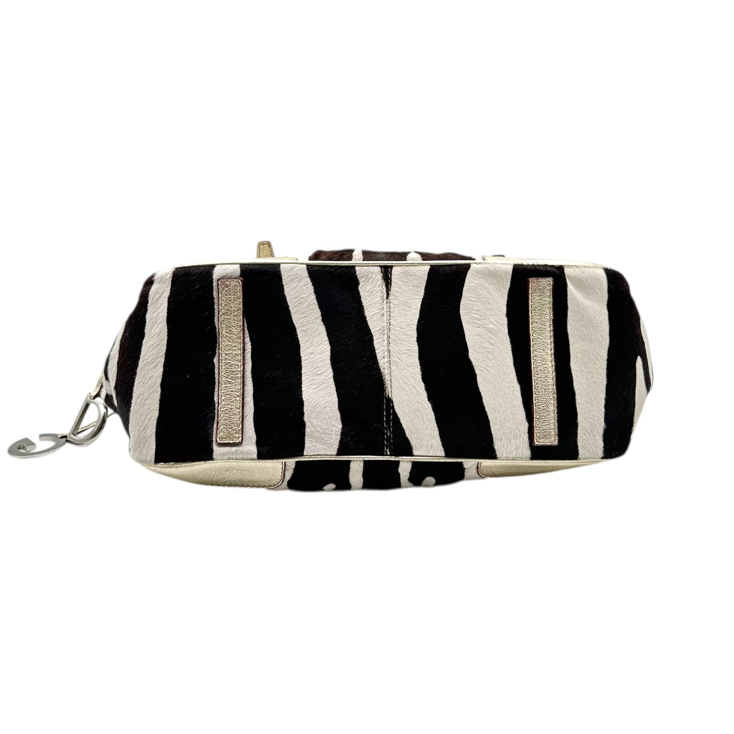 Dolce & Gabbana Zebra Print Ponyhair Shoulder Bag