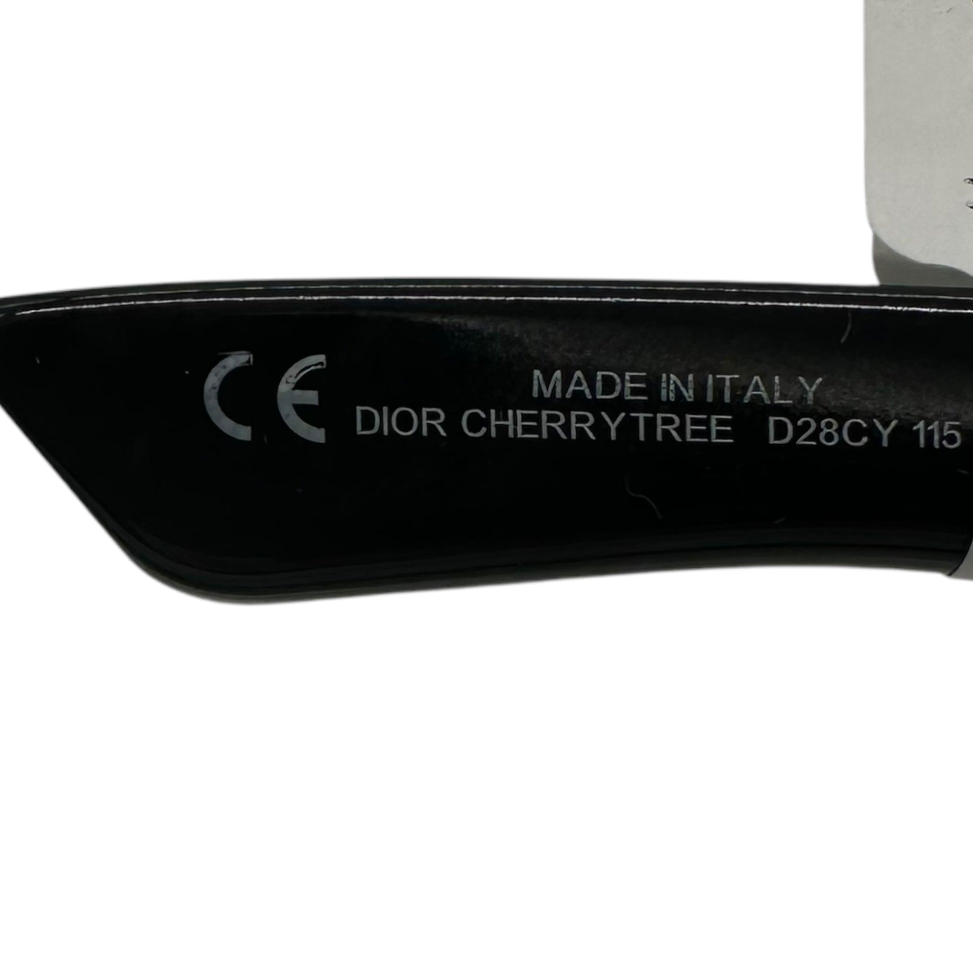 Christian Dior Cherrytree Black & Silver Shield Sunglasses - Outfit Repeater