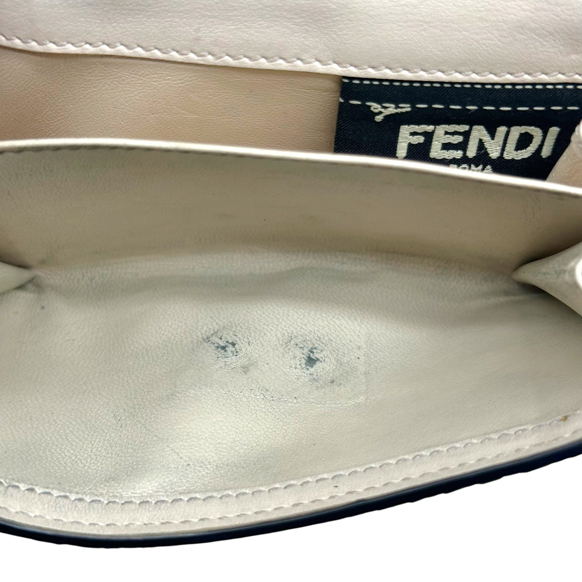 Fendi Tan Python Bi-Fold Turnlock Wallet