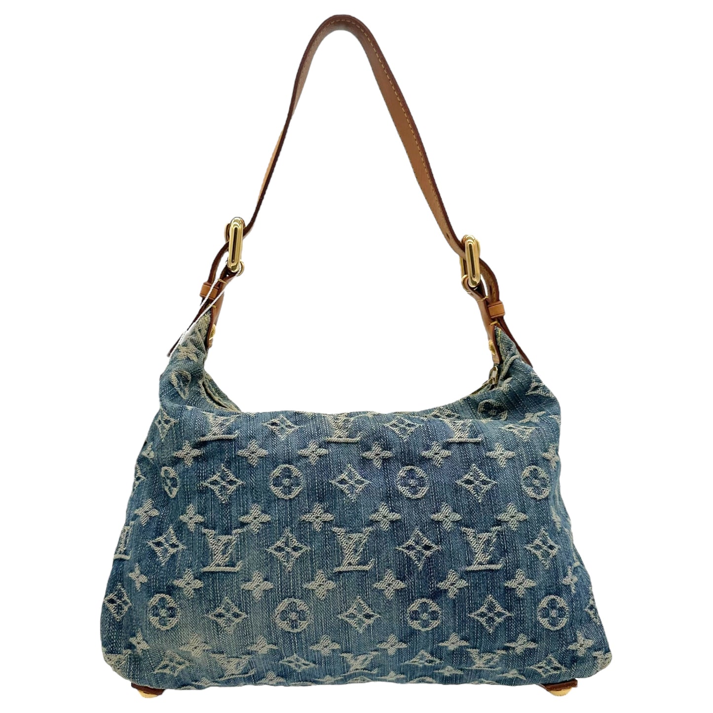 Louis Vuitton Blue Denim Baggy PM Shoulder Bag - Outfit Repeater