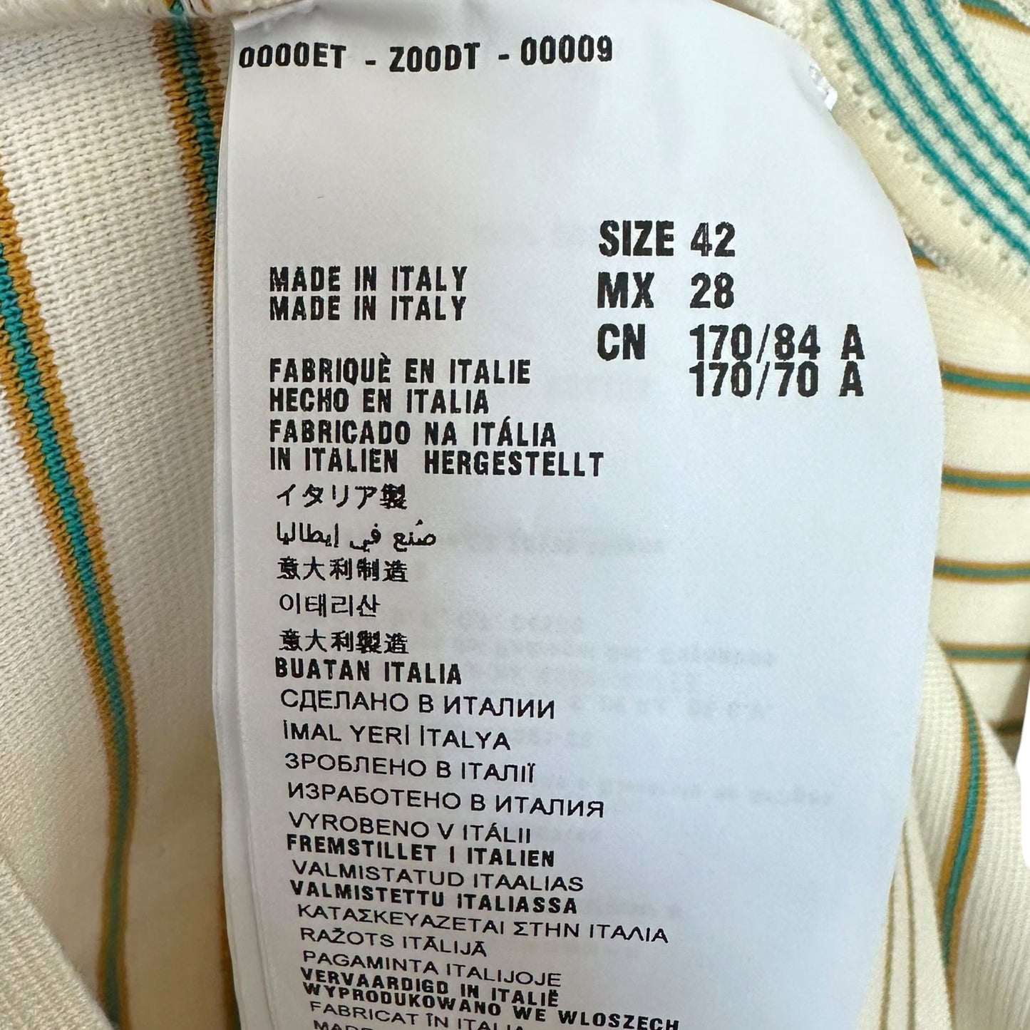 Prada Knit Mini Dress Blue Striped Sleeveless Relaxed Fit
