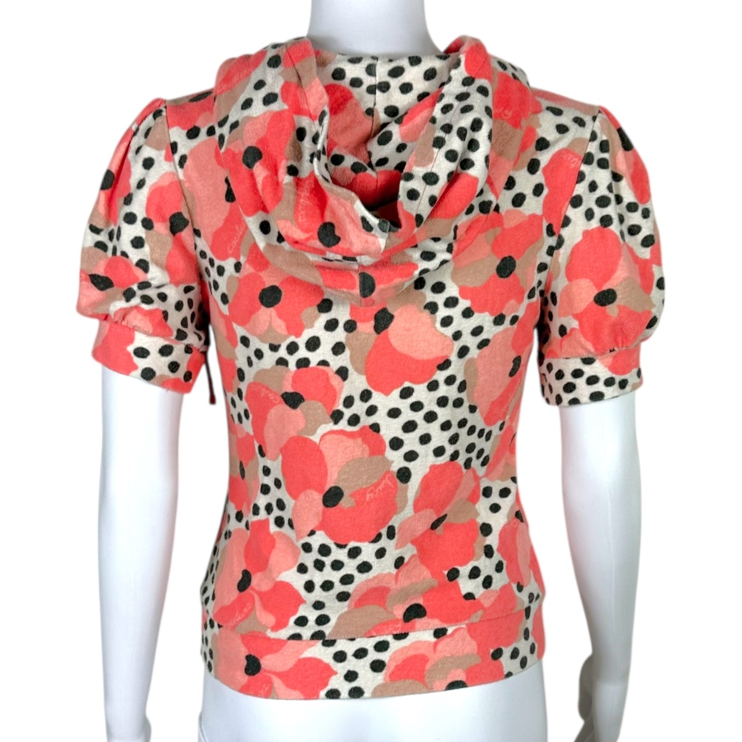 Juicy Couture 'Poppy' Print Terrycloth Mini Shorts & Zip-Up Set - Outfit Repeater