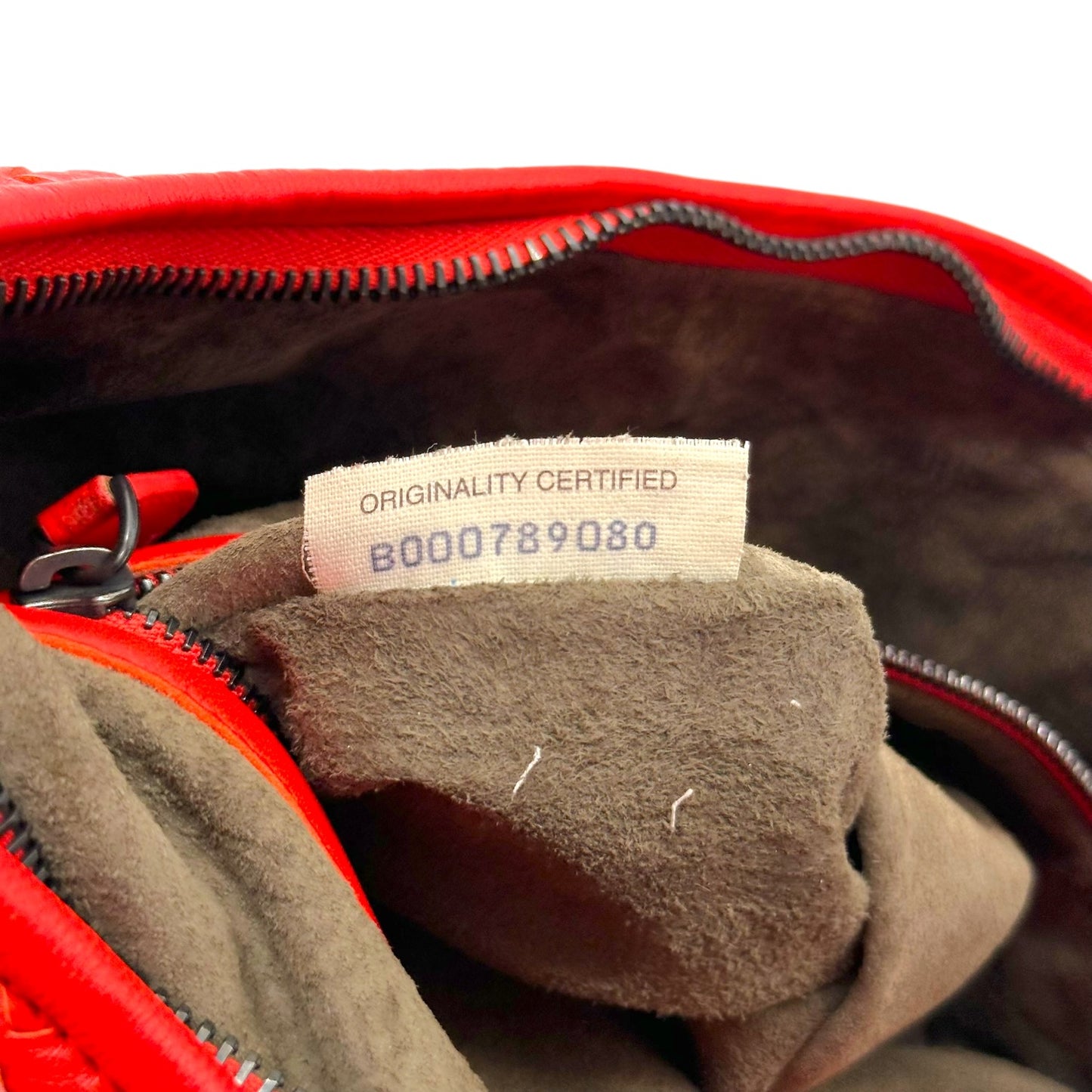 Bottega Veneta Orange Woven Leather Small Hobo Bag