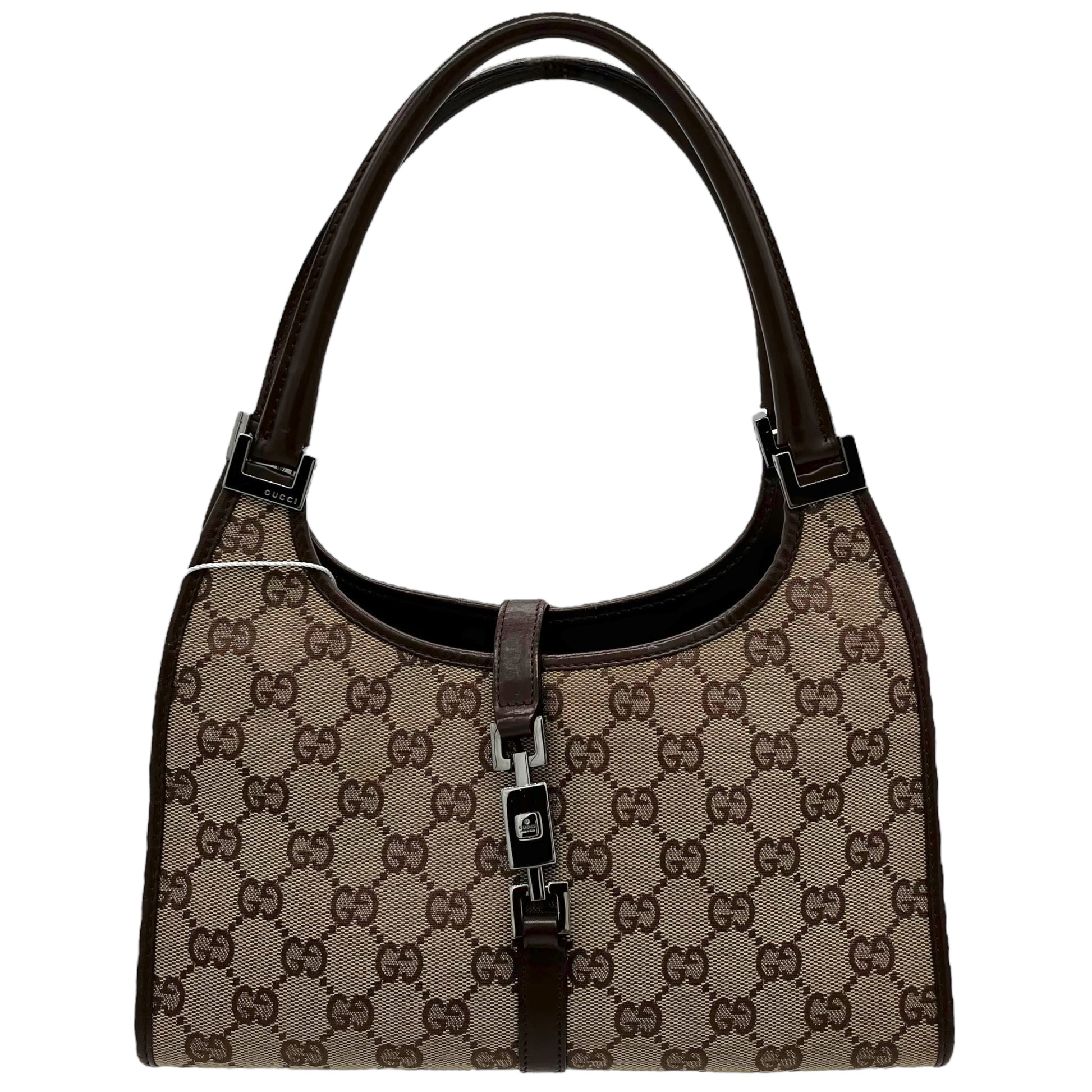 Gucci Tan Monogram Mini Jackie Bag - Outfit Repeater