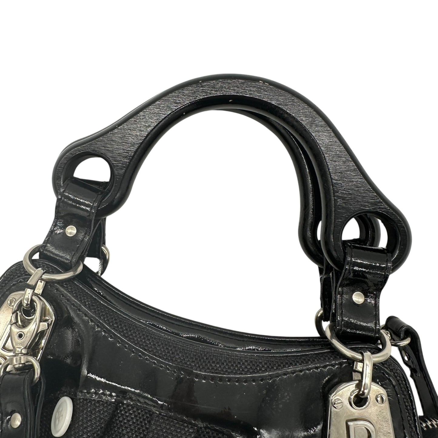 D&G Dolce & Gabbana Button Embellished 2-Way Mini Bag - Outfit Repeater