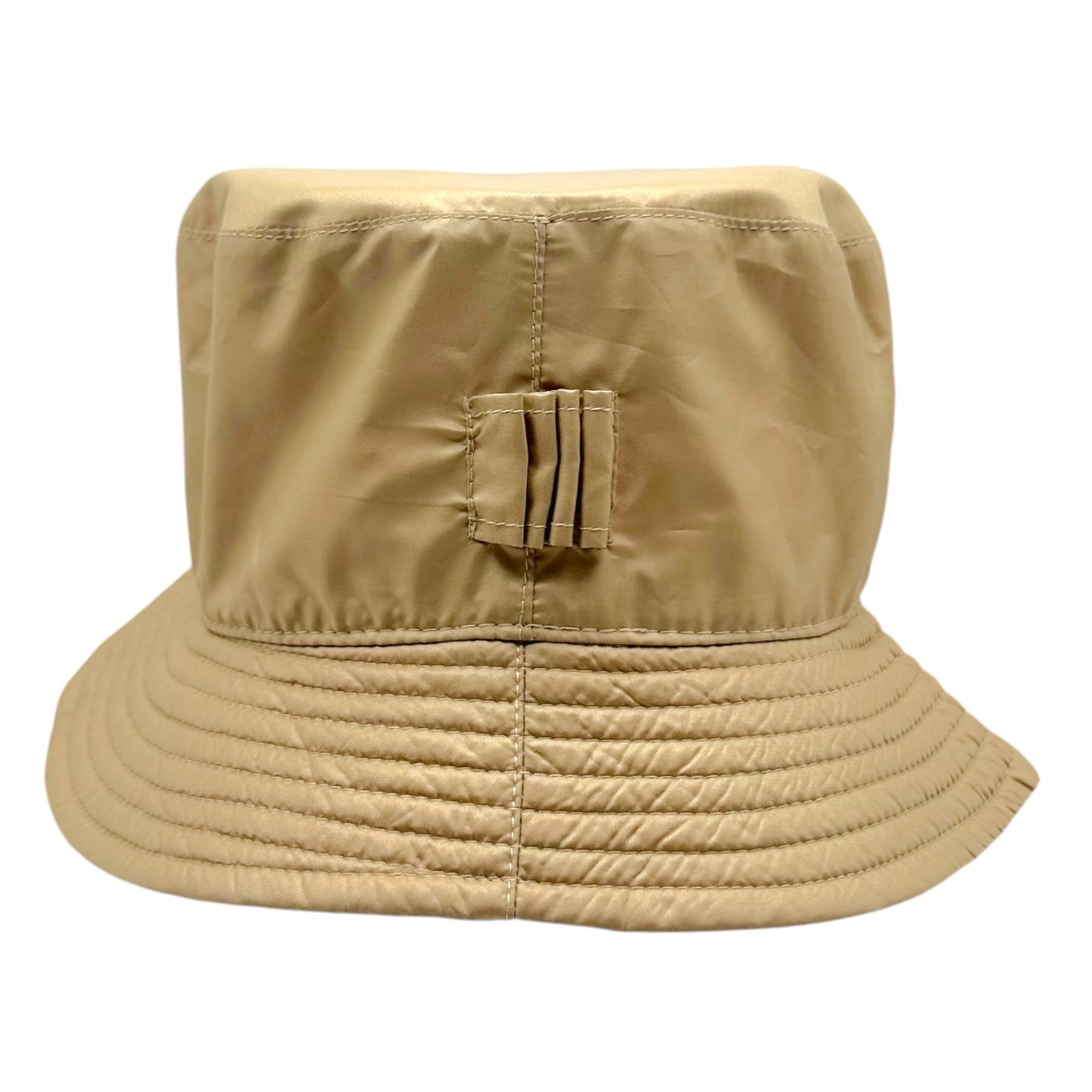 Christian Dior Tan & Black Embroidered Logo Crest Bucket Hat