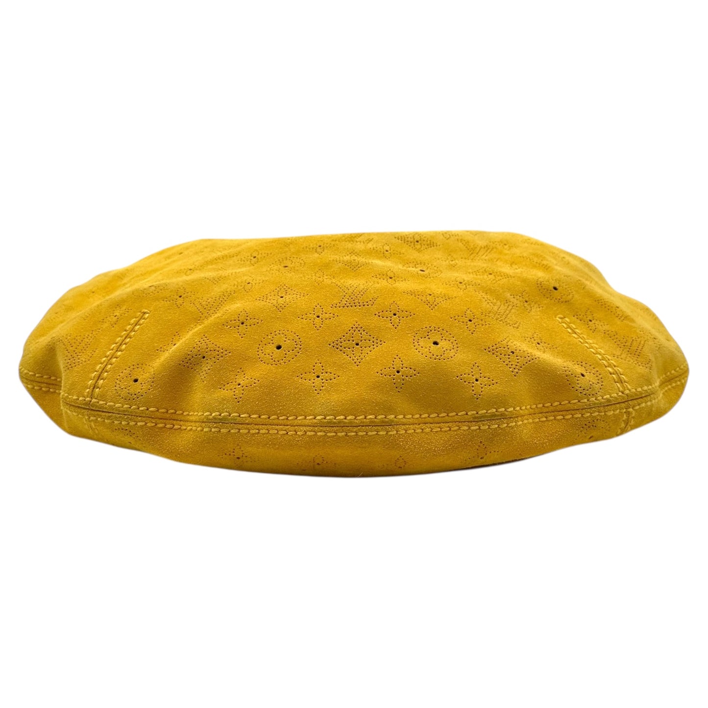 Louis Vuitton Mustard Yellow Suede Onata GM Hobo Bag - Outfit Repeater