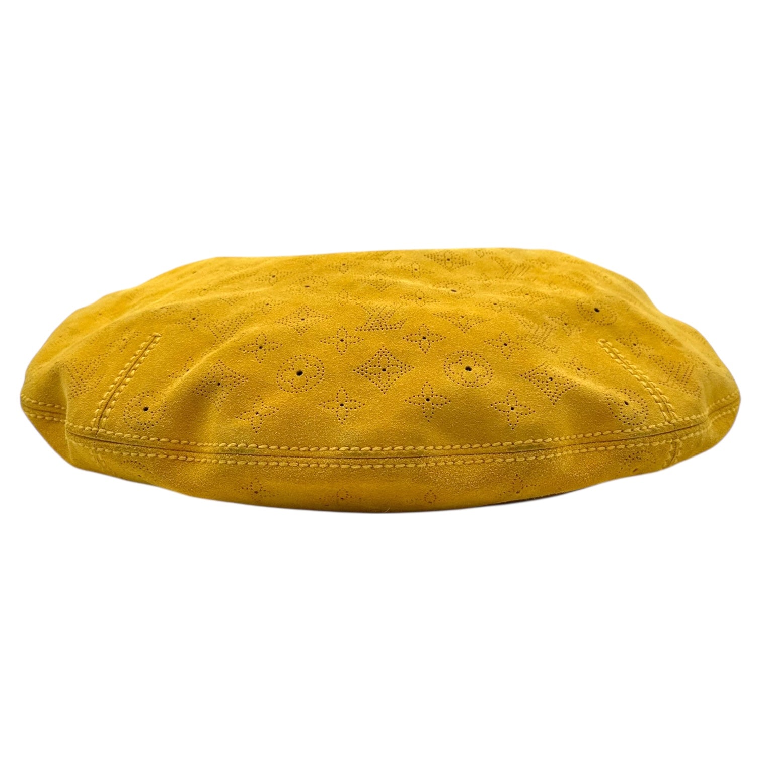 Louis Vuitton Mustard Yellow Suede Onata GM Hobo Bag - Outfit Repeater