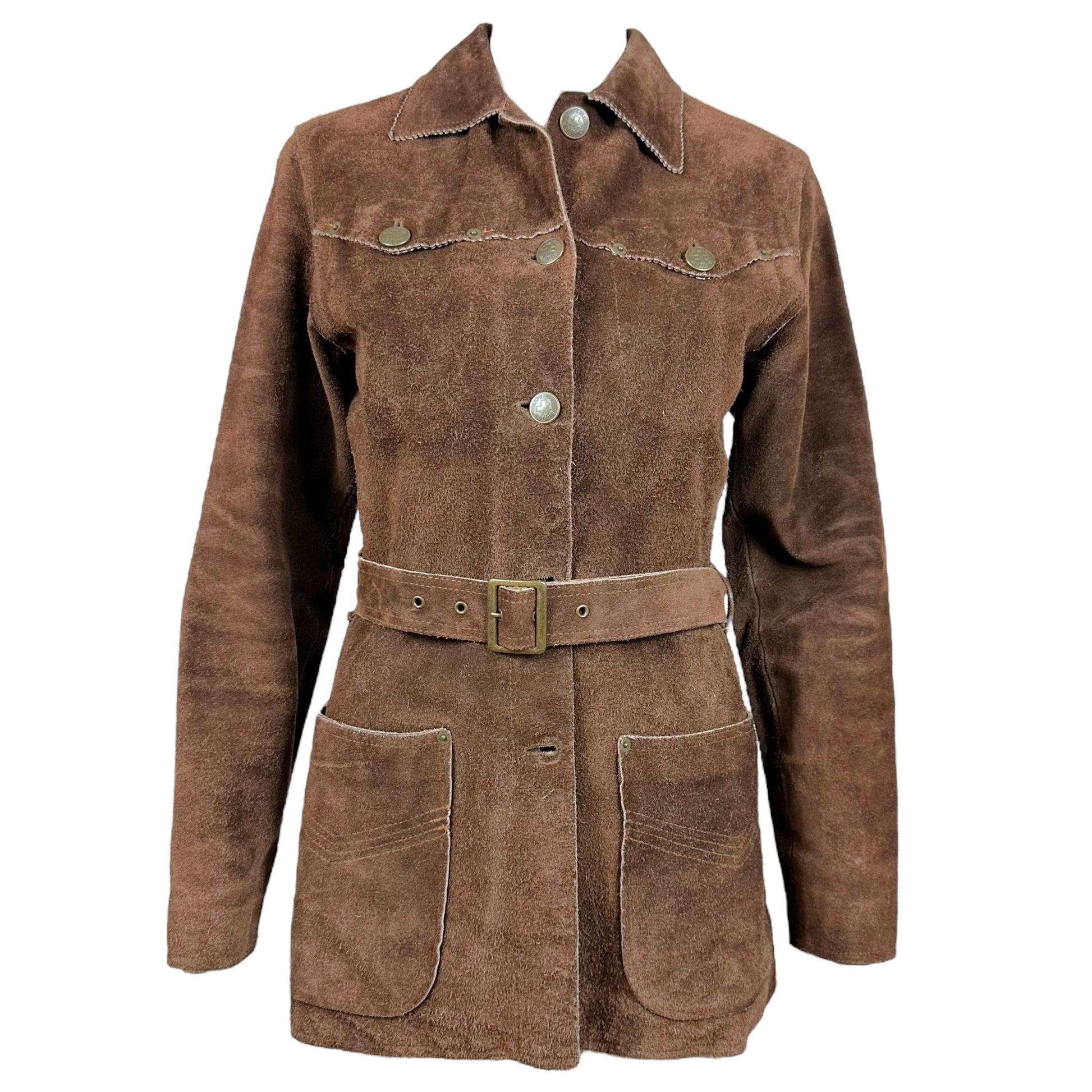 Gaultier Jeans Brown Suede Fringe Jacket - Outfit Repeater