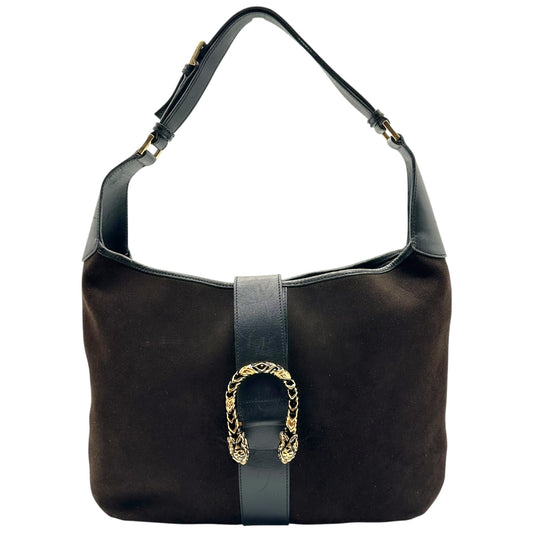 Gucci Brown Suede Dionysus Shoulder Bag