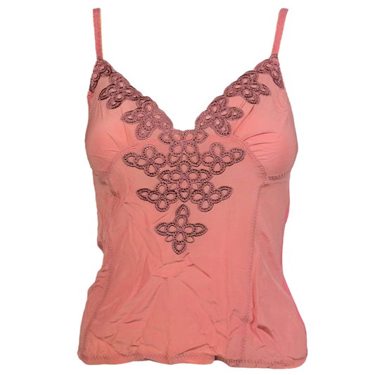 D&G Dolce & Gabbana Pink Embroidered Cami - Outfit Repeater